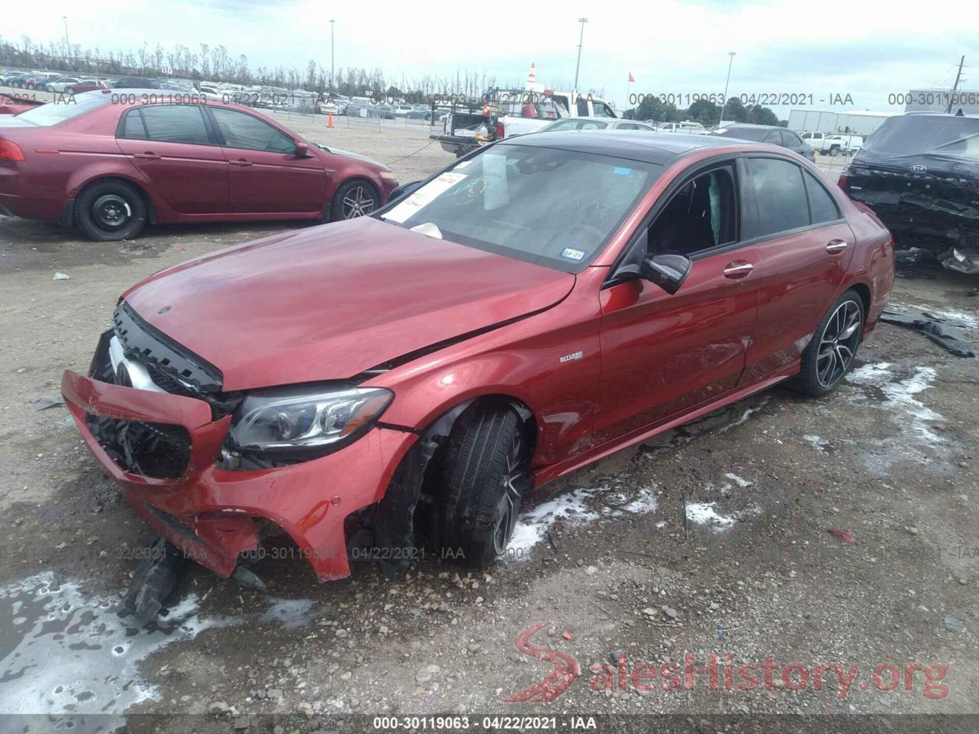 55SWF6EB6KU312252 2019 MERCEDES-BENZ C-CLASS