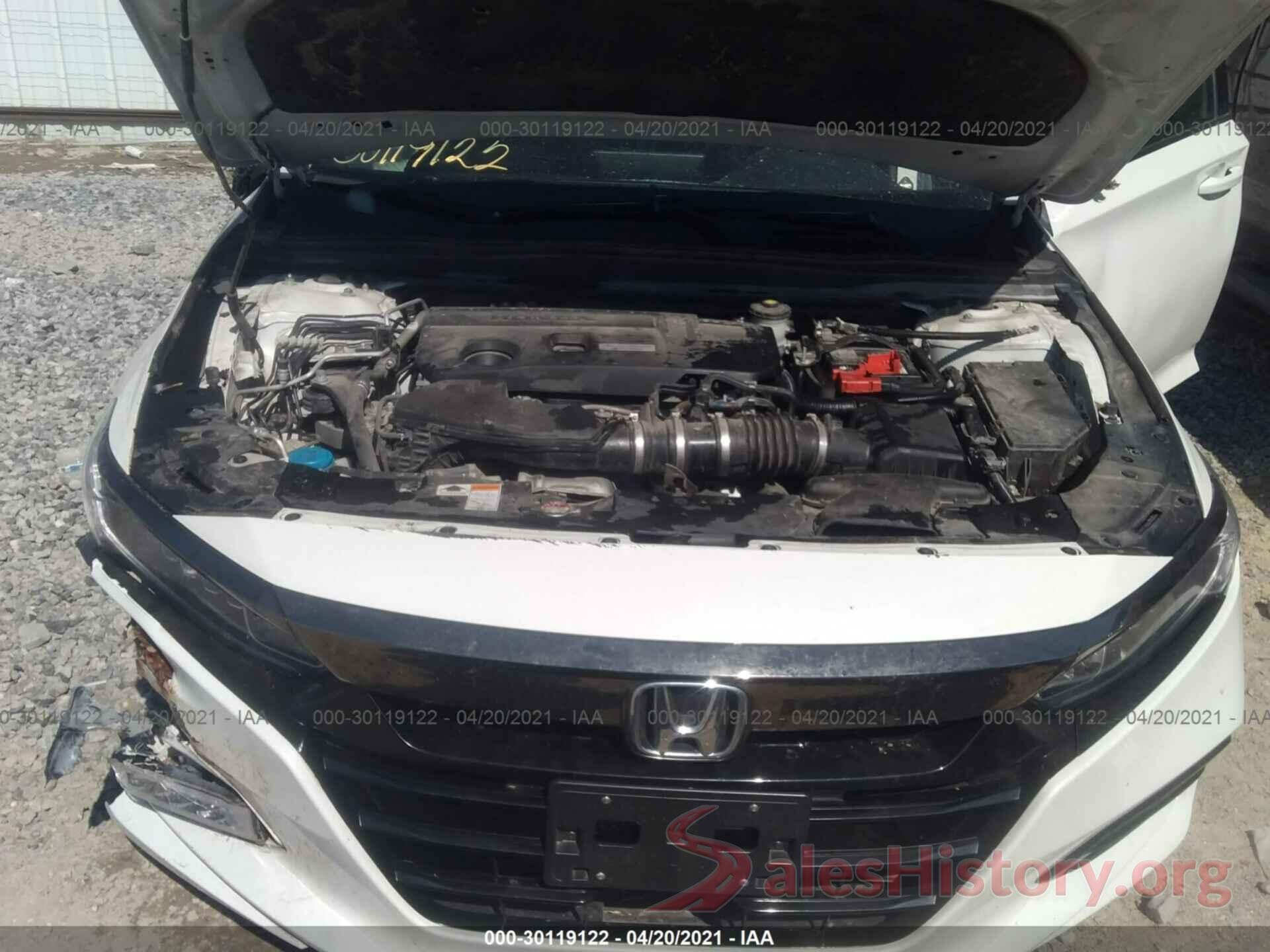 1HGCV2F31KA001328 2019 HONDA ACCORD SEDAN