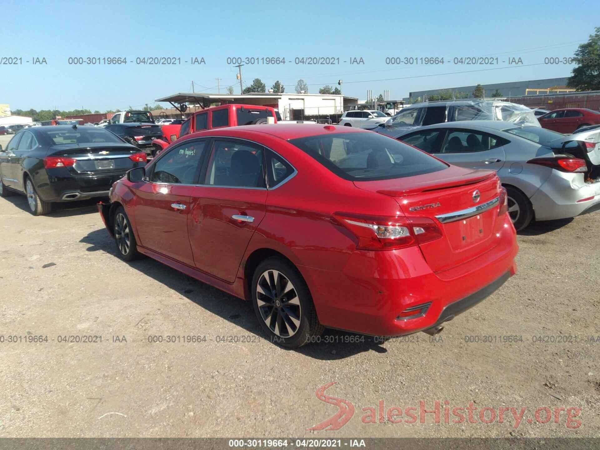 3N1AB7AP5KY370200 2019 NISSAN SENTRA