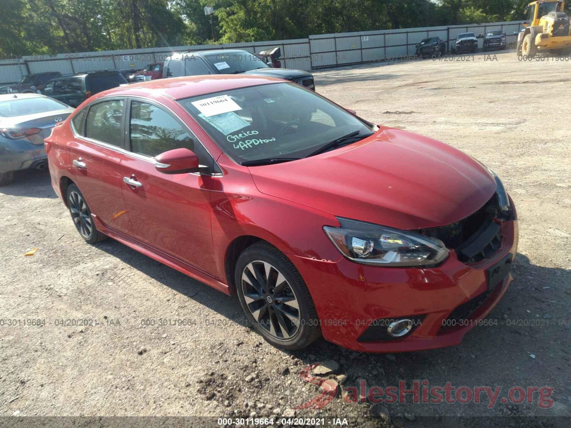 3N1AB7AP5KY370200 2019 NISSAN SENTRA