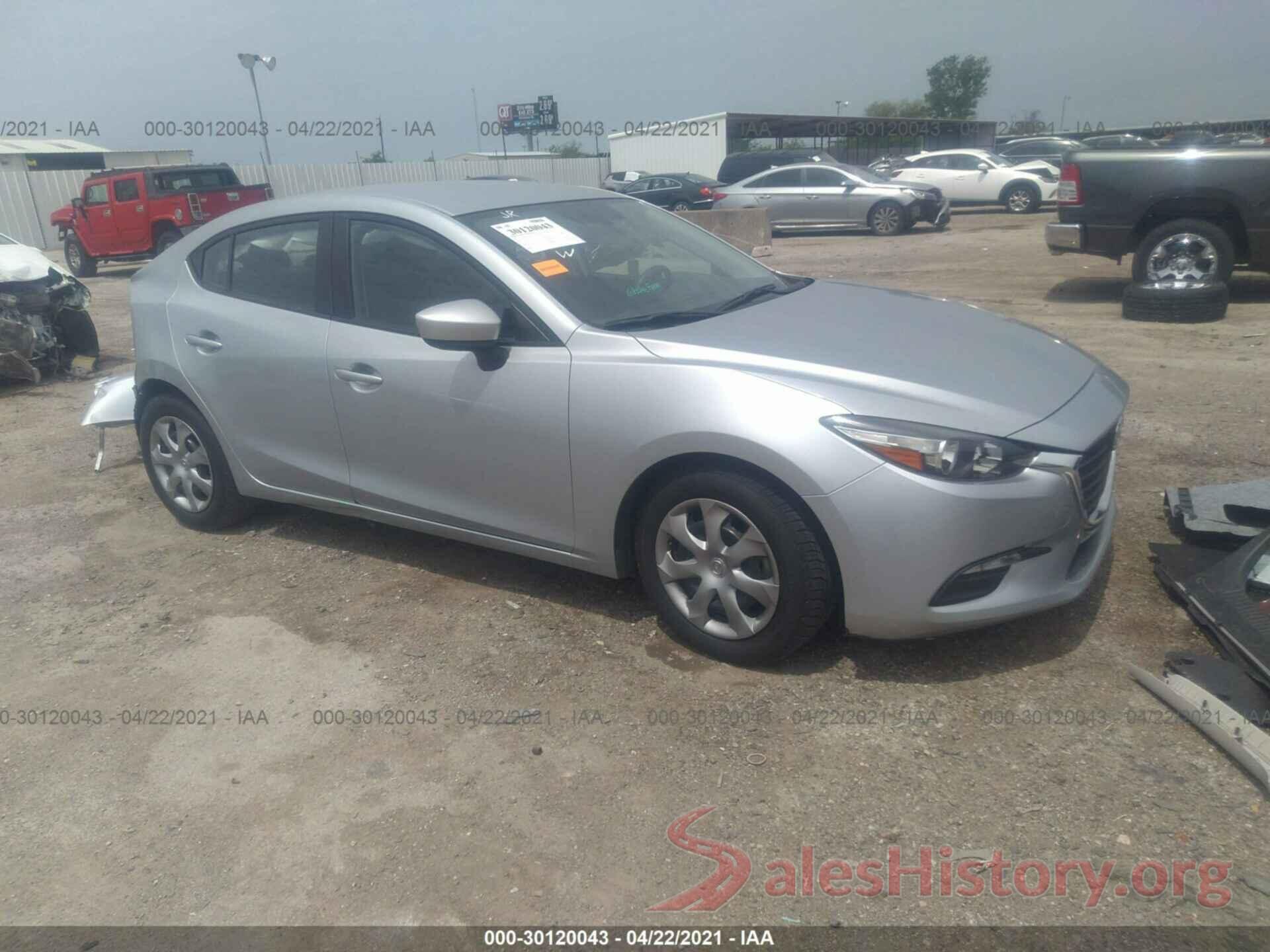 JM1BN1U7XH1143499 2017 MAZDA MAZDA3 4-DOOR