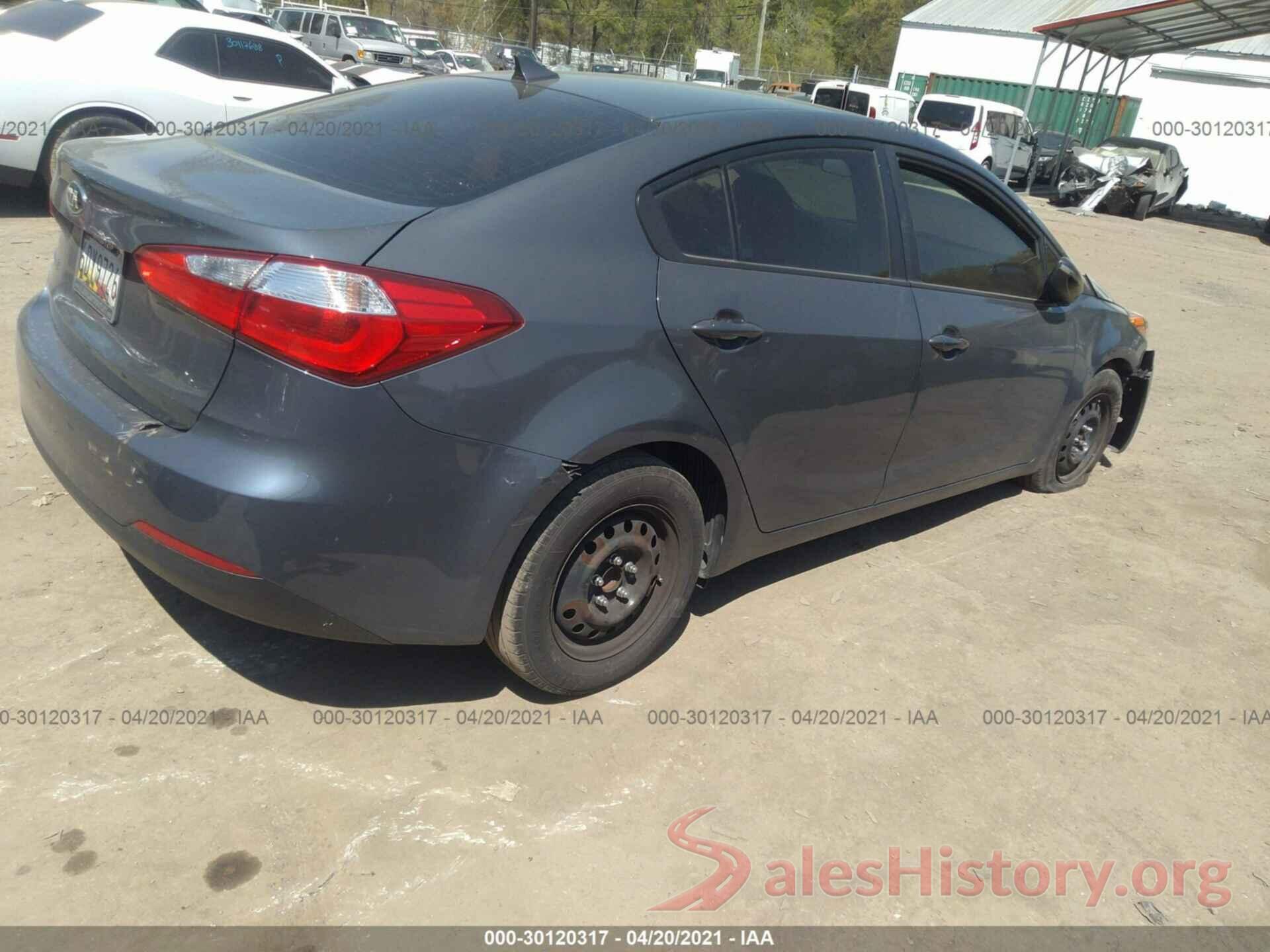 KNAFX4A64G5541501 2016 KIA FORTE