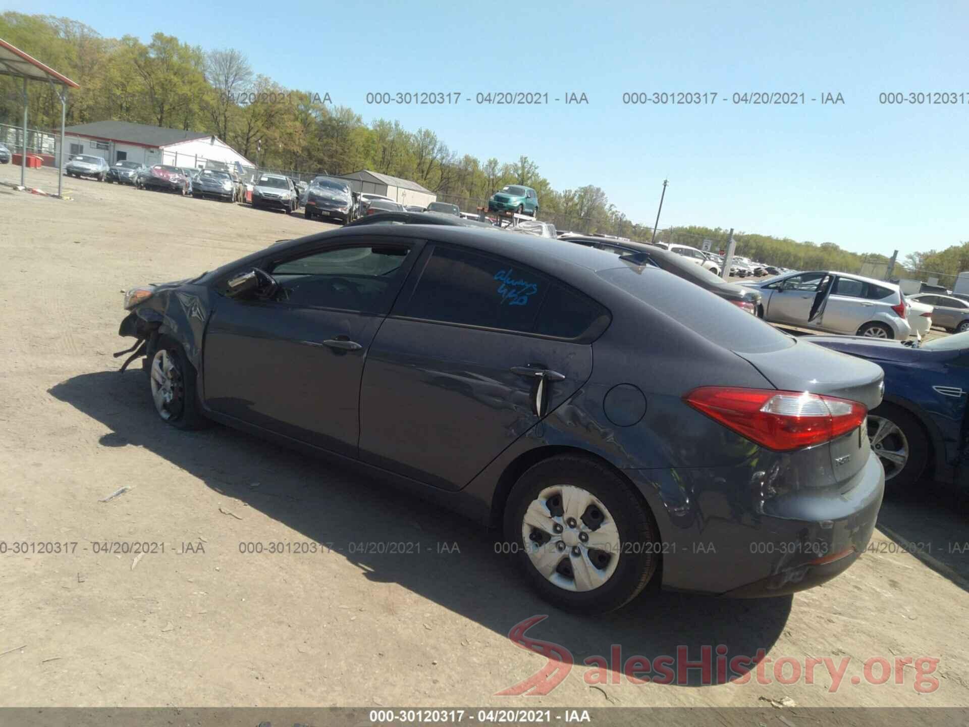 KNAFX4A64G5541501 2016 KIA FORTE