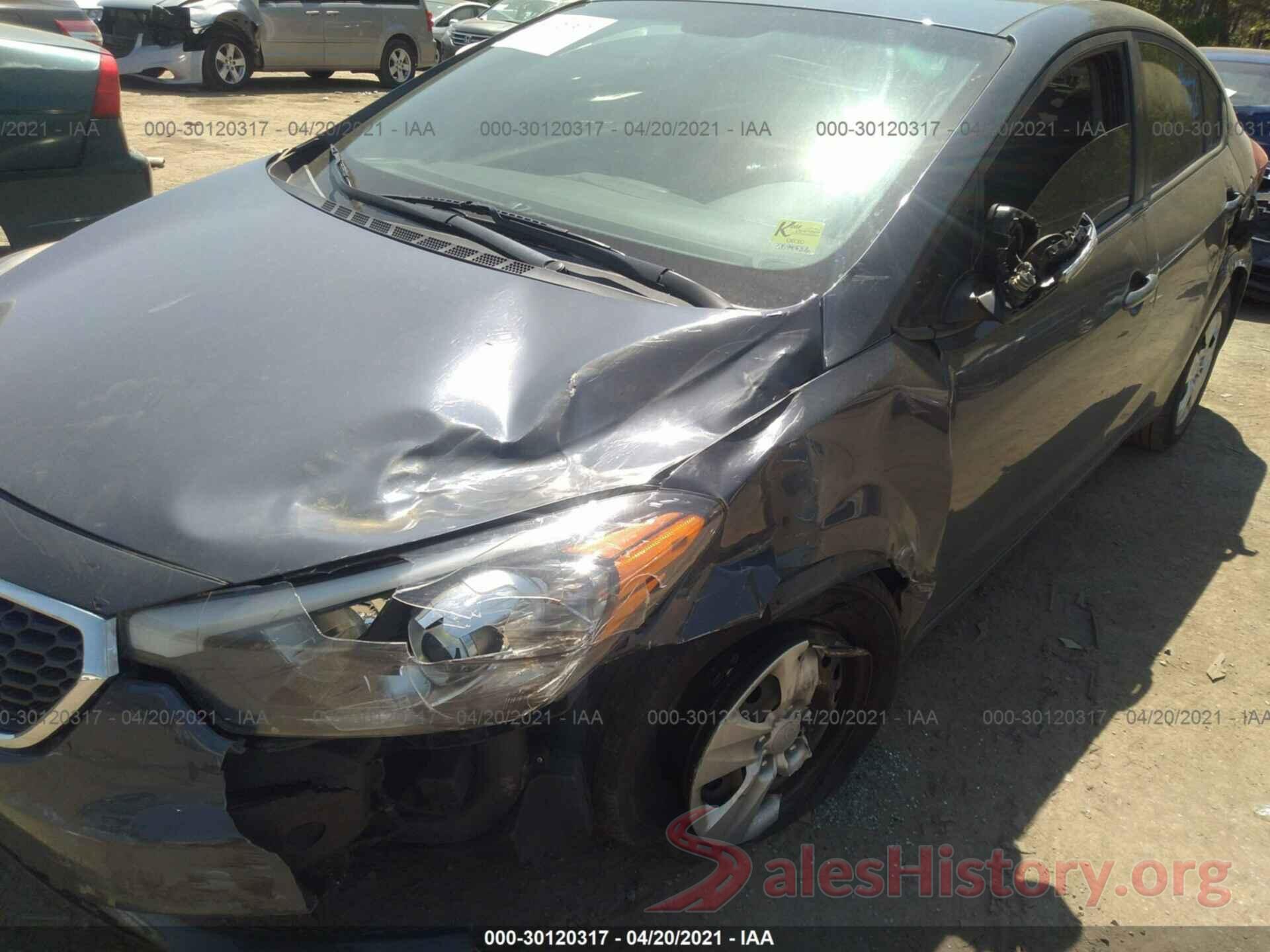 KNAFX4A64G5541501 2016 KIA FORTE