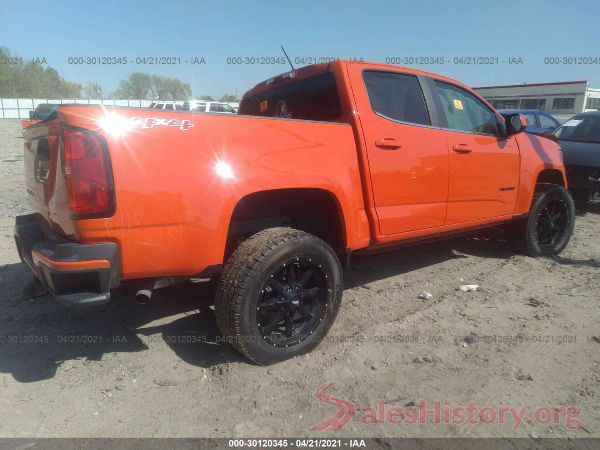 1GCGTBEN2K1358347 2019 CHEVROLET COLORADO