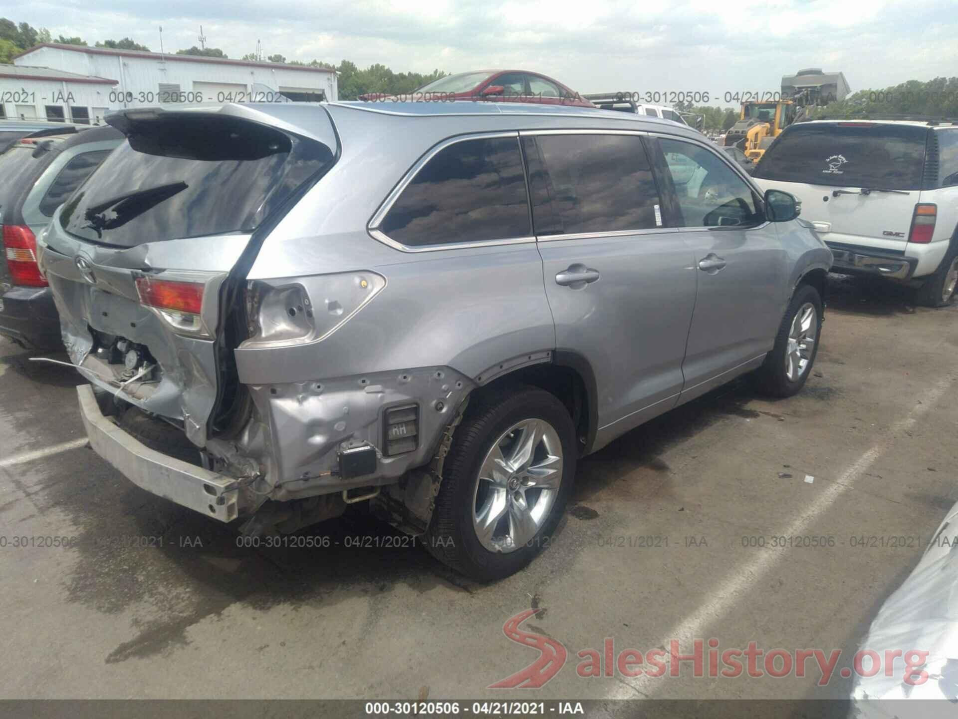 5TDDKRFH0GS244106 2016 TOYOTA HIGHLANDER