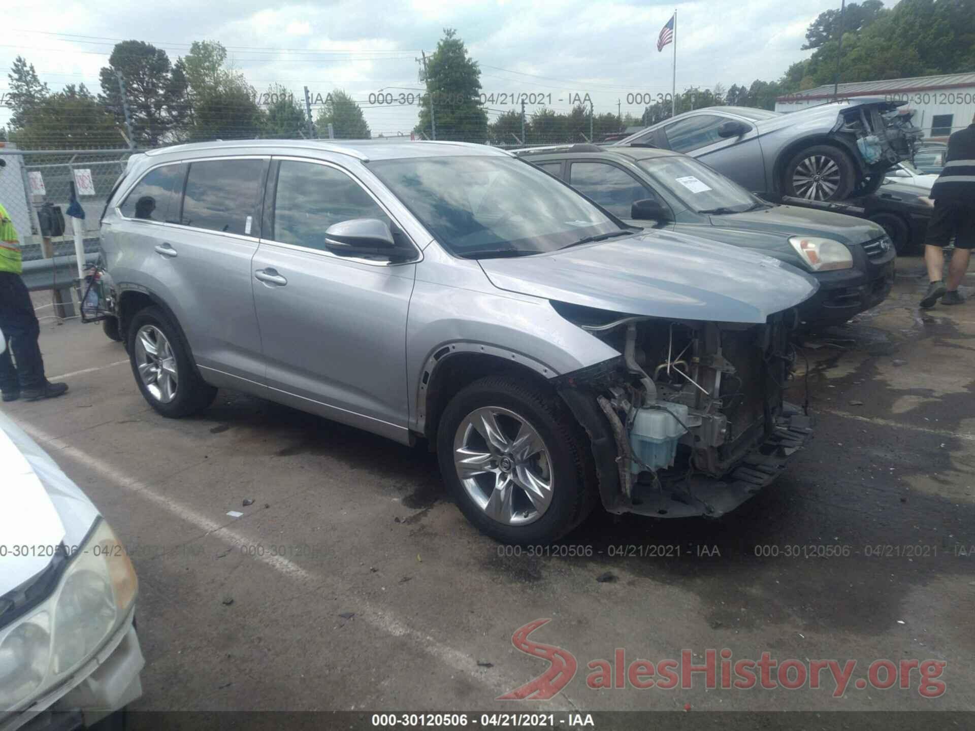 5TDDKRFH0GS244106 2016 TOYOTA HIGHLANDER