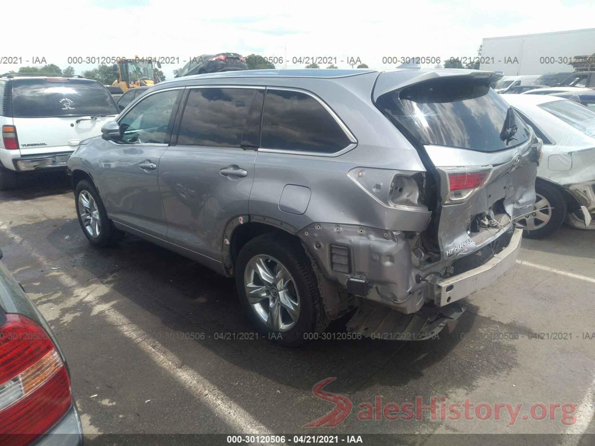 5TDDKRFH0GS244106 2016 TOYOTA HIGHLANDER