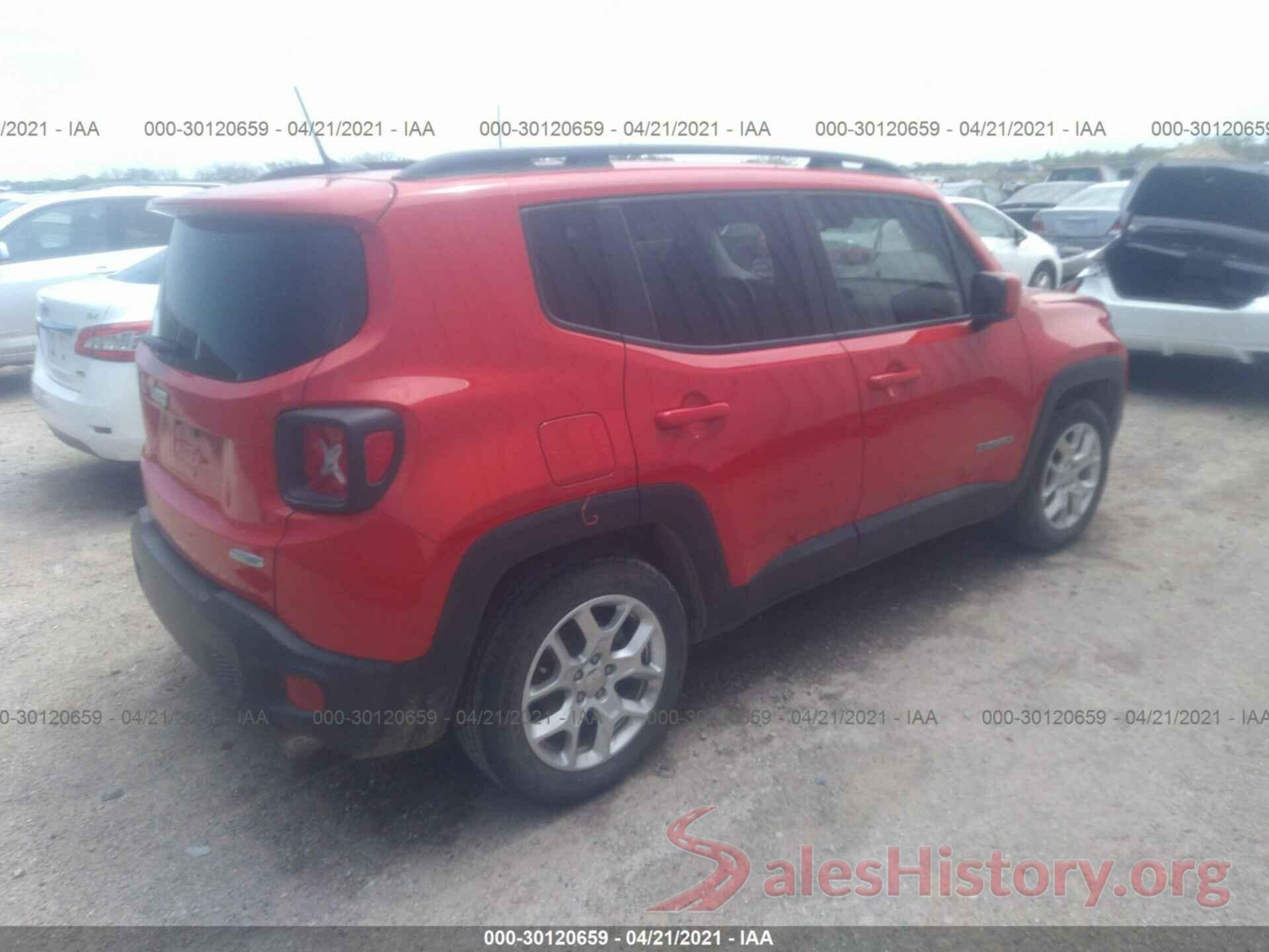 ZACCJABT8GPC51568 2016 JEEP RENEGADE