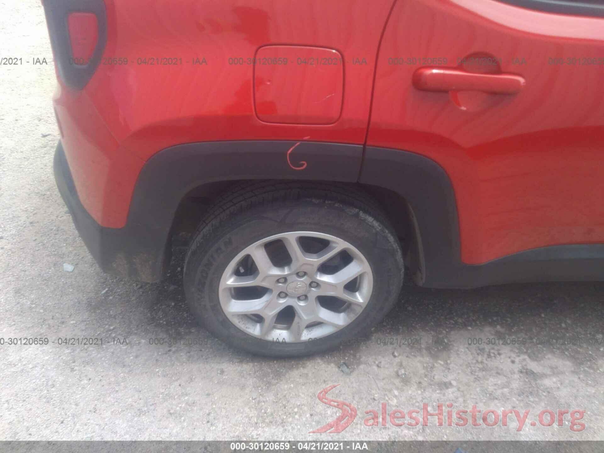 ZACCJABT8GPC51568 2016 JEEP RENEGADE