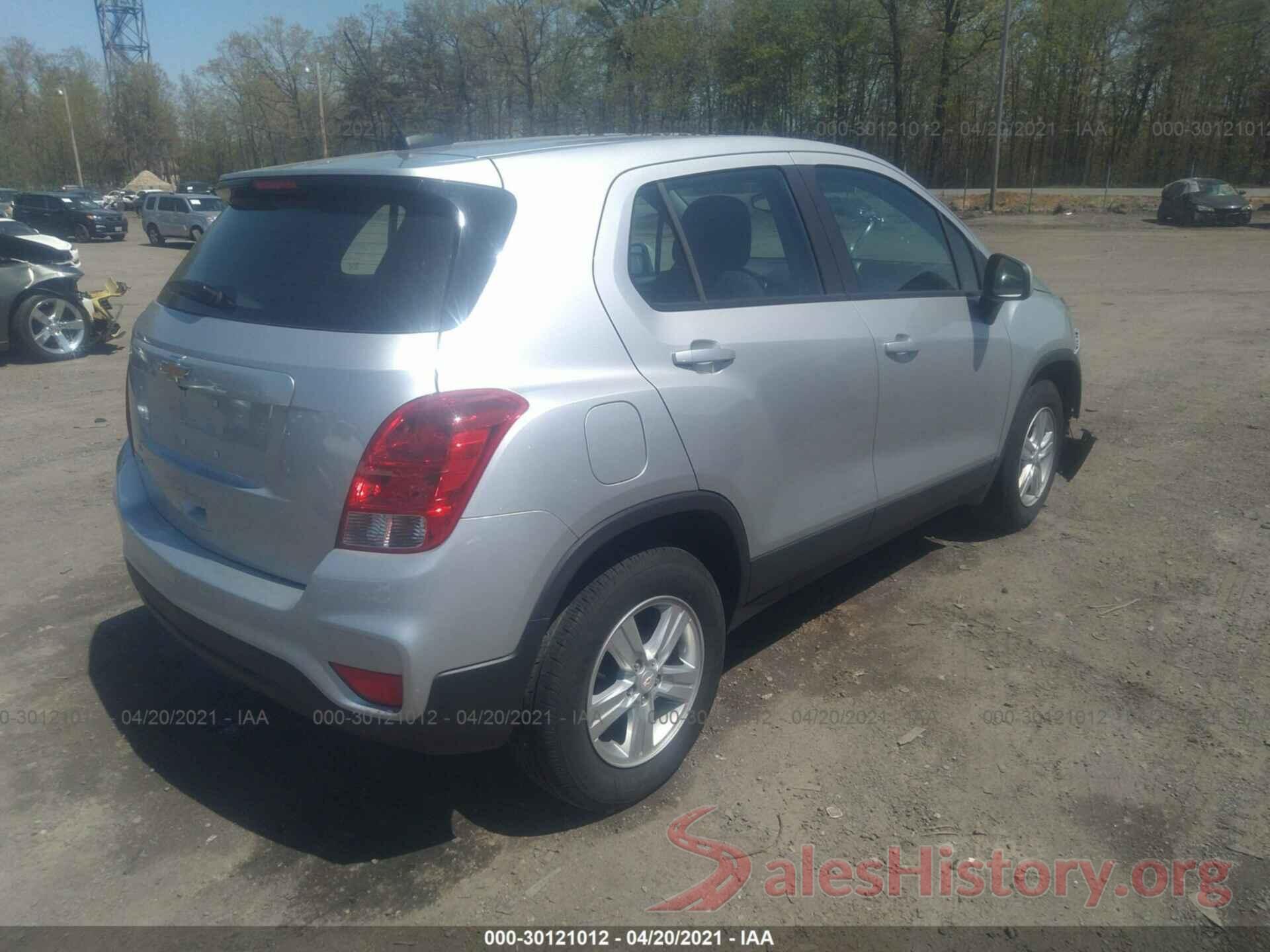 KL7CJKSB9LB316670 2020 CHEVROLET TRAX