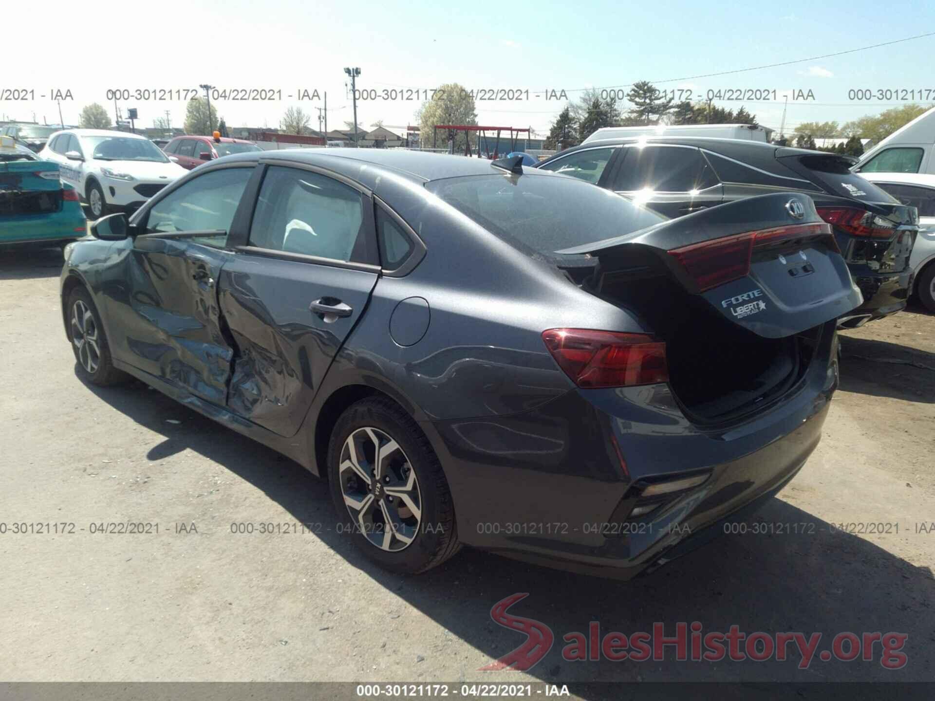 3KPF24AD4ME288163 2021 KIA FORTE