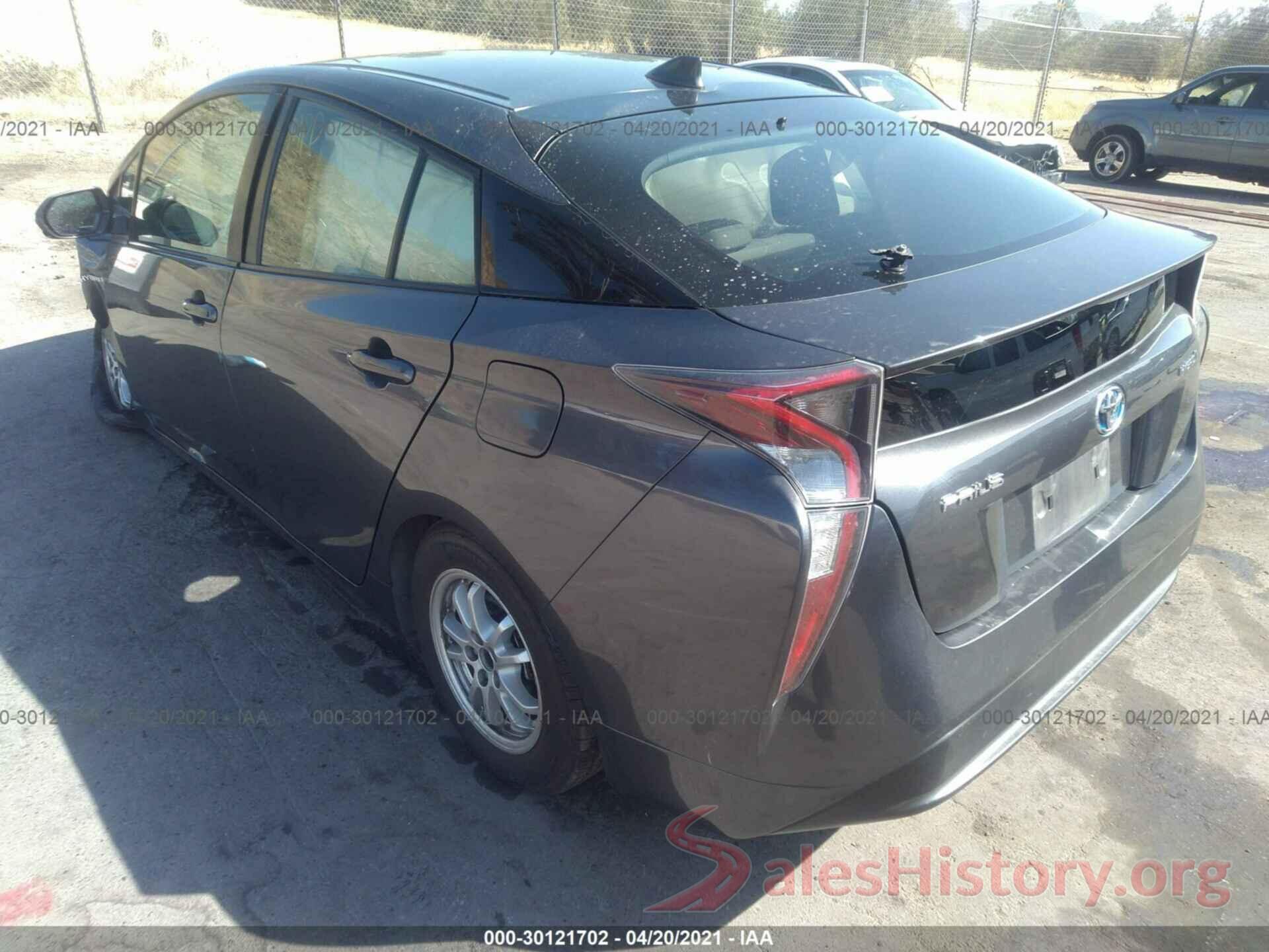 JTDKBRFU5G3002806 2016 TOYOTA PRIUS