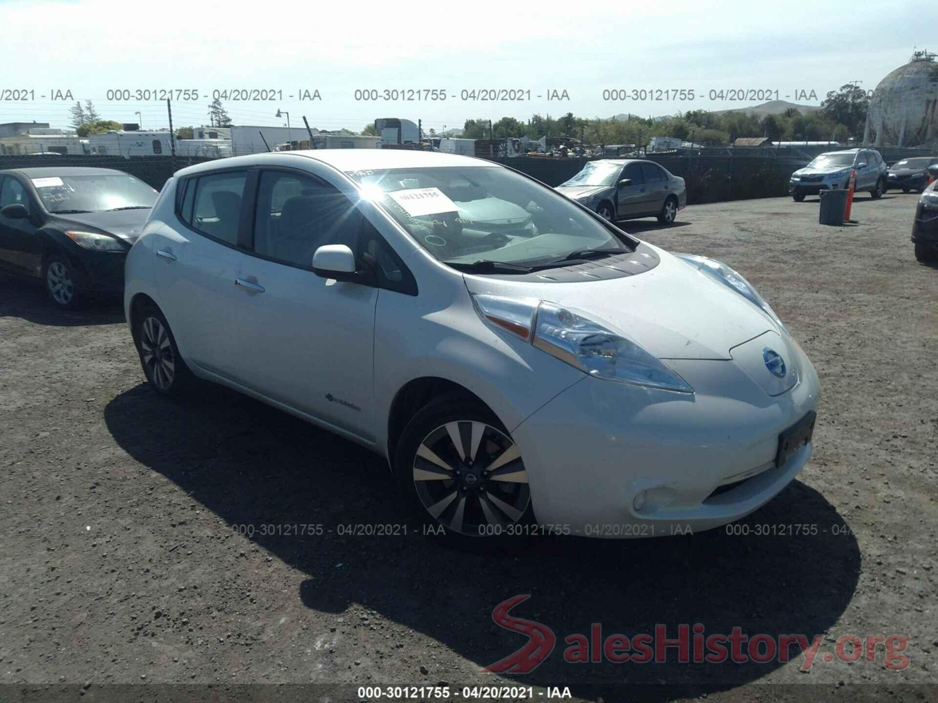 1N4BZ0CP7GC307221 2016 NISSAN LEAF