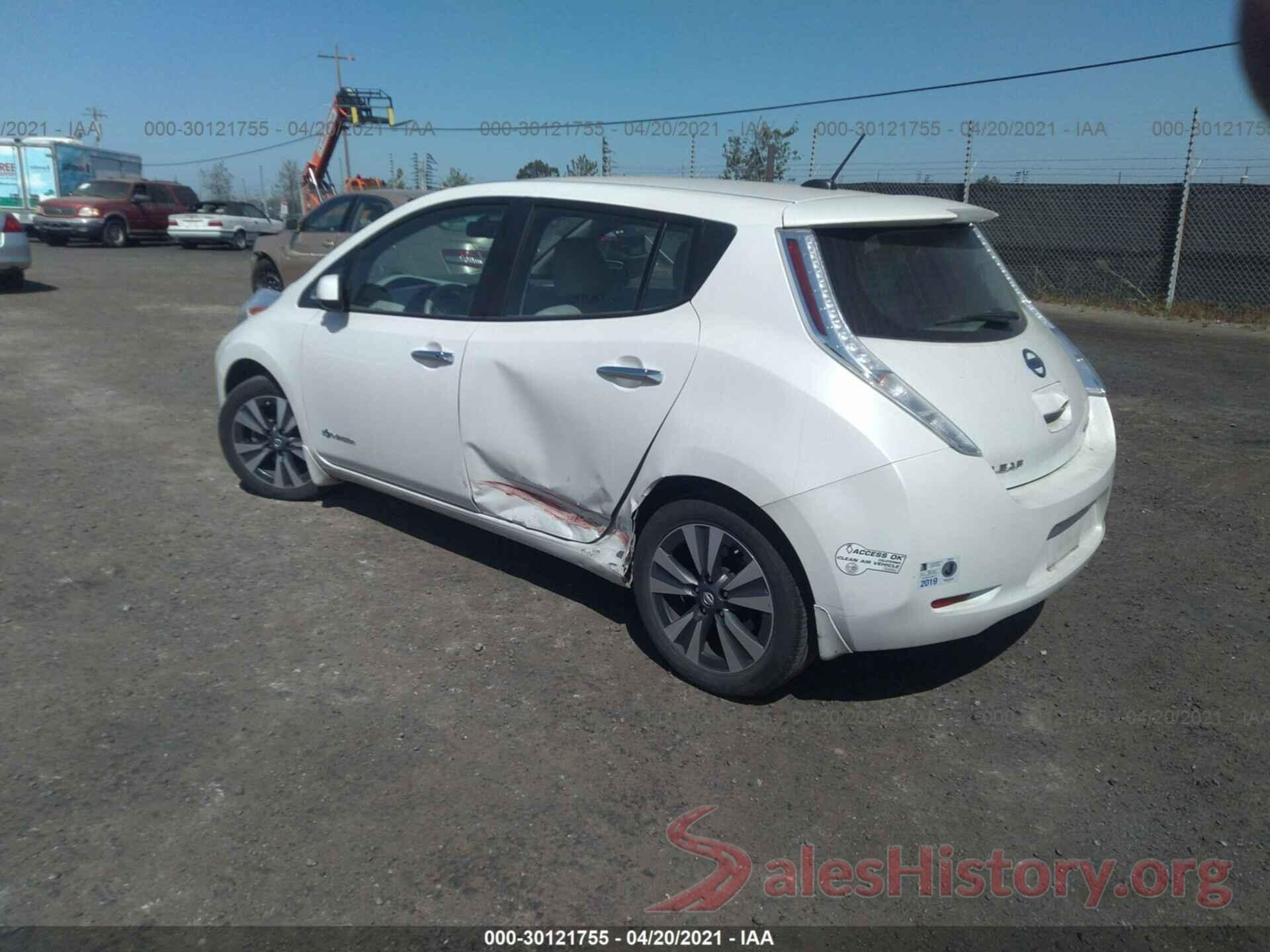 1N4BZ0CP7GC307221 2016 NISSAN LEAF