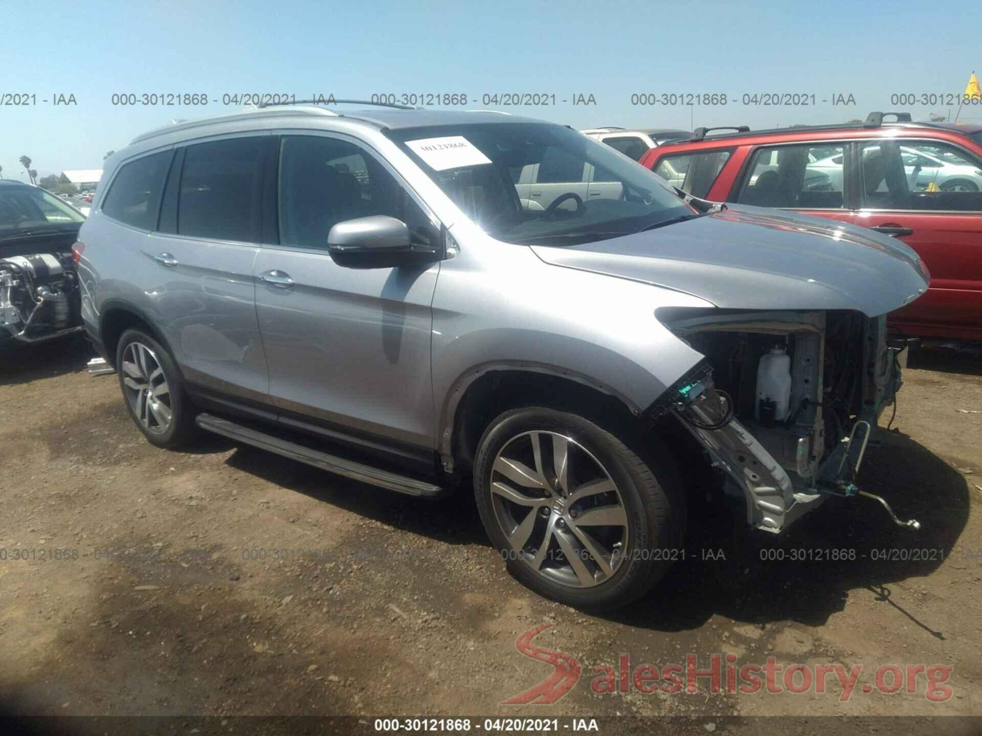 5FNYF6H08GB033848 2016 HONDA PILOT