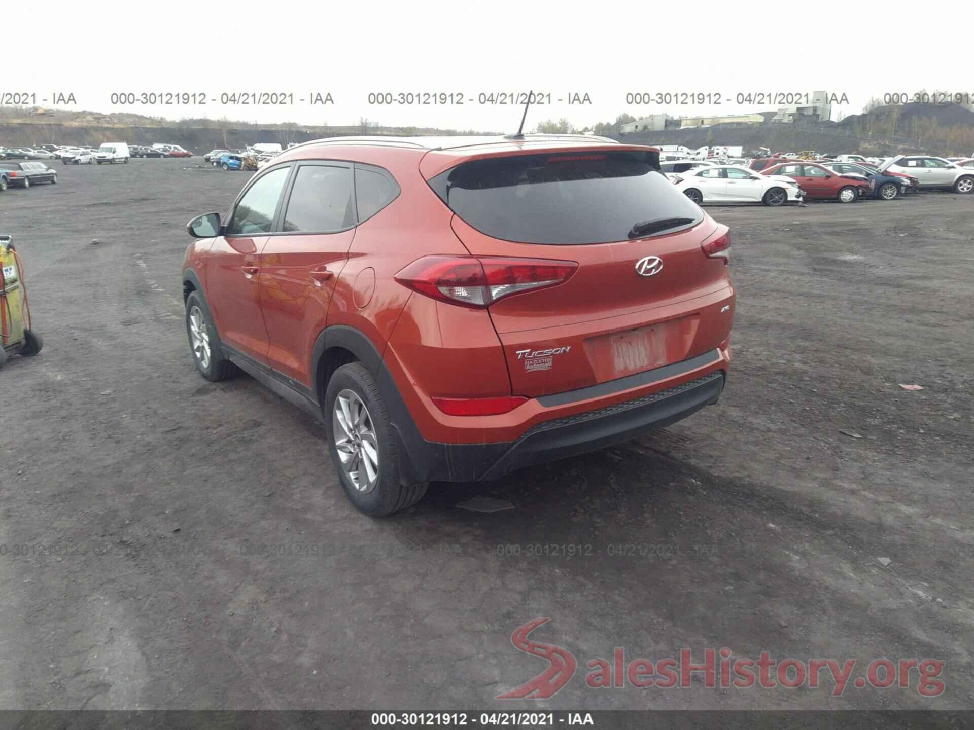 KM8J3CA48GU226297 2016 HYUNDAI TUCSON