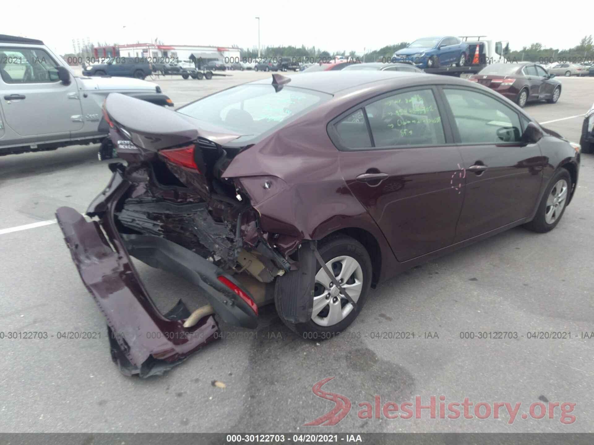 3KPFK4A73HE145673 2017 KIA FORTE