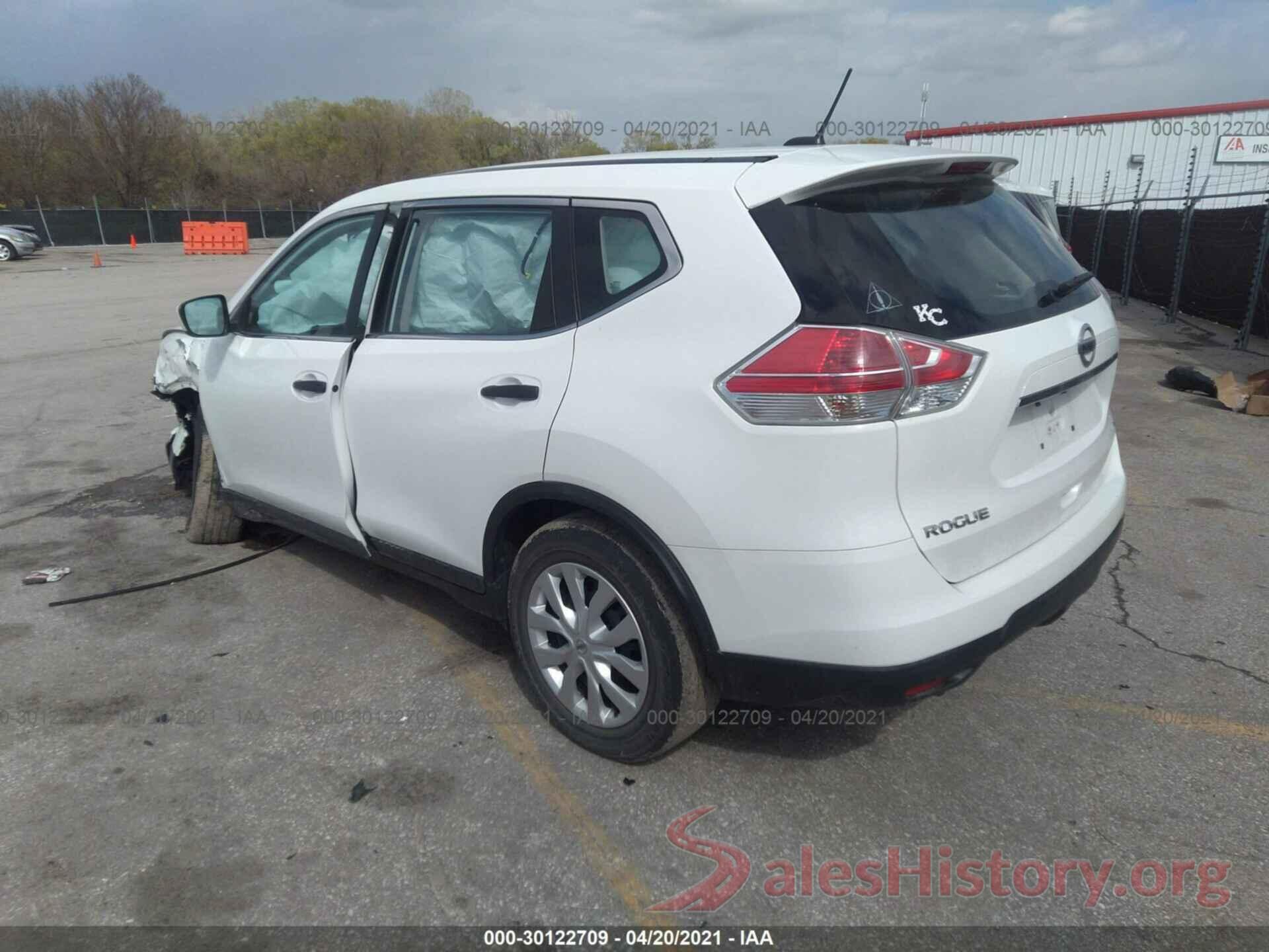 KNMAT2MV1GP682935 2016 NISSAN ROGUE