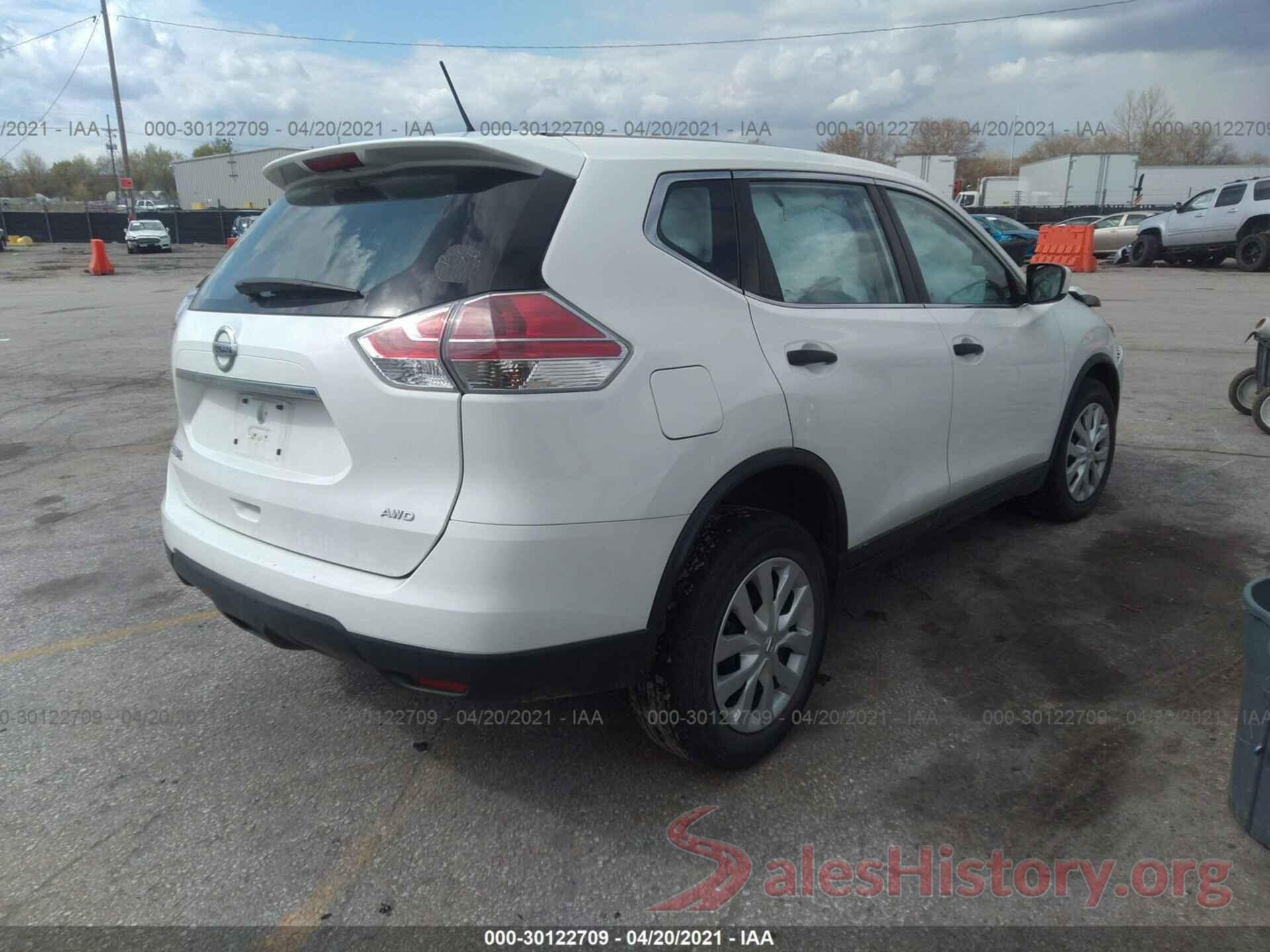 KNMAT2MV1GP682935 2016 NISSAN ROGUE