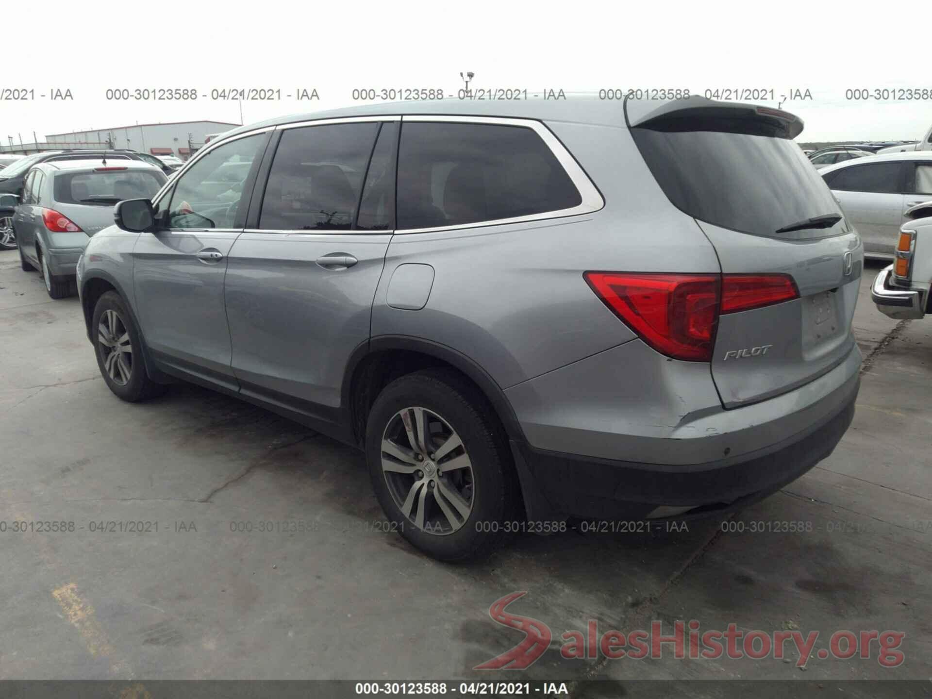 5FNYF5H58HB011758 2017 HONDA PILOT