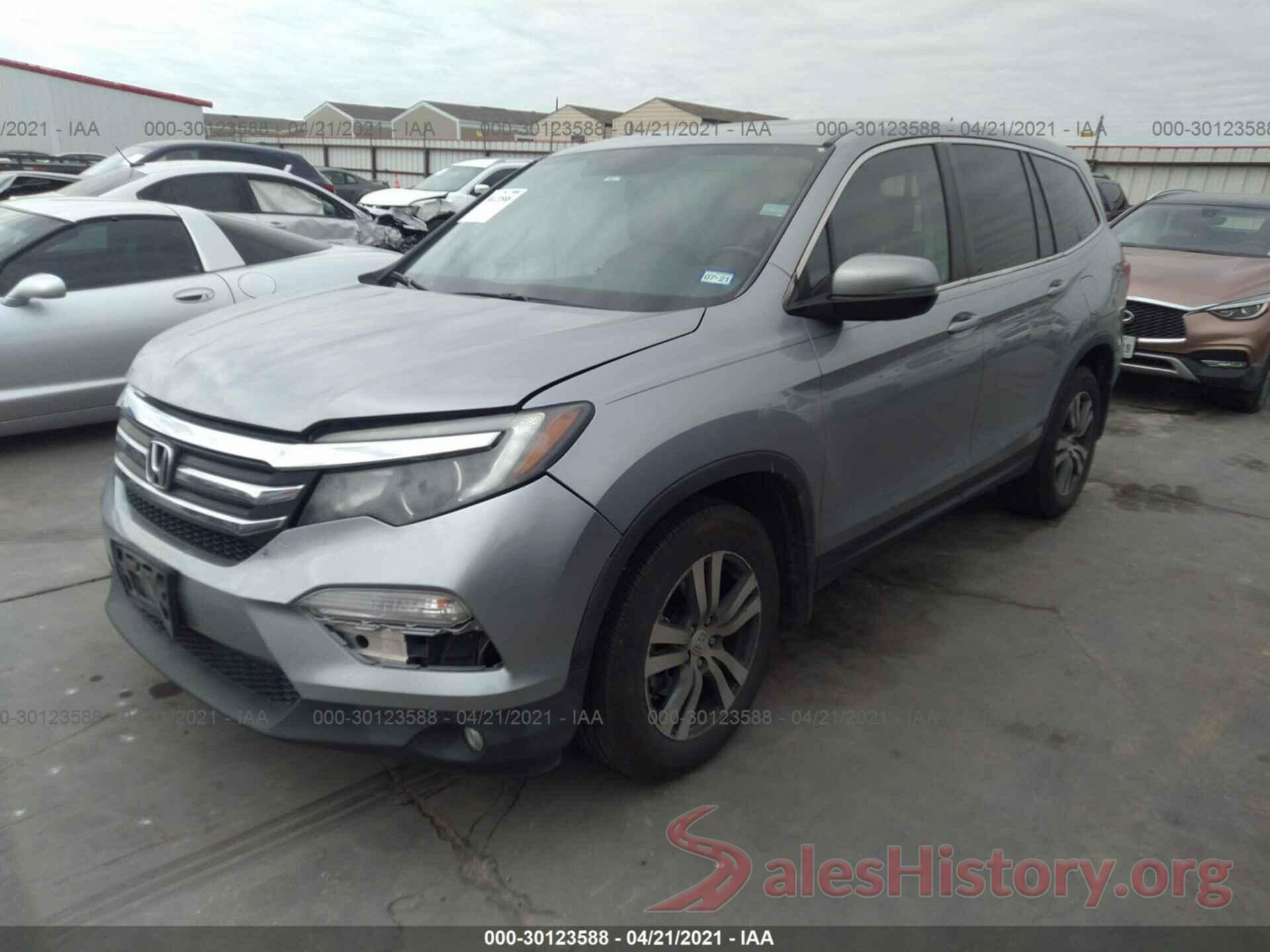 5FNYF5H58HB011758 2017 HONDA PILOT