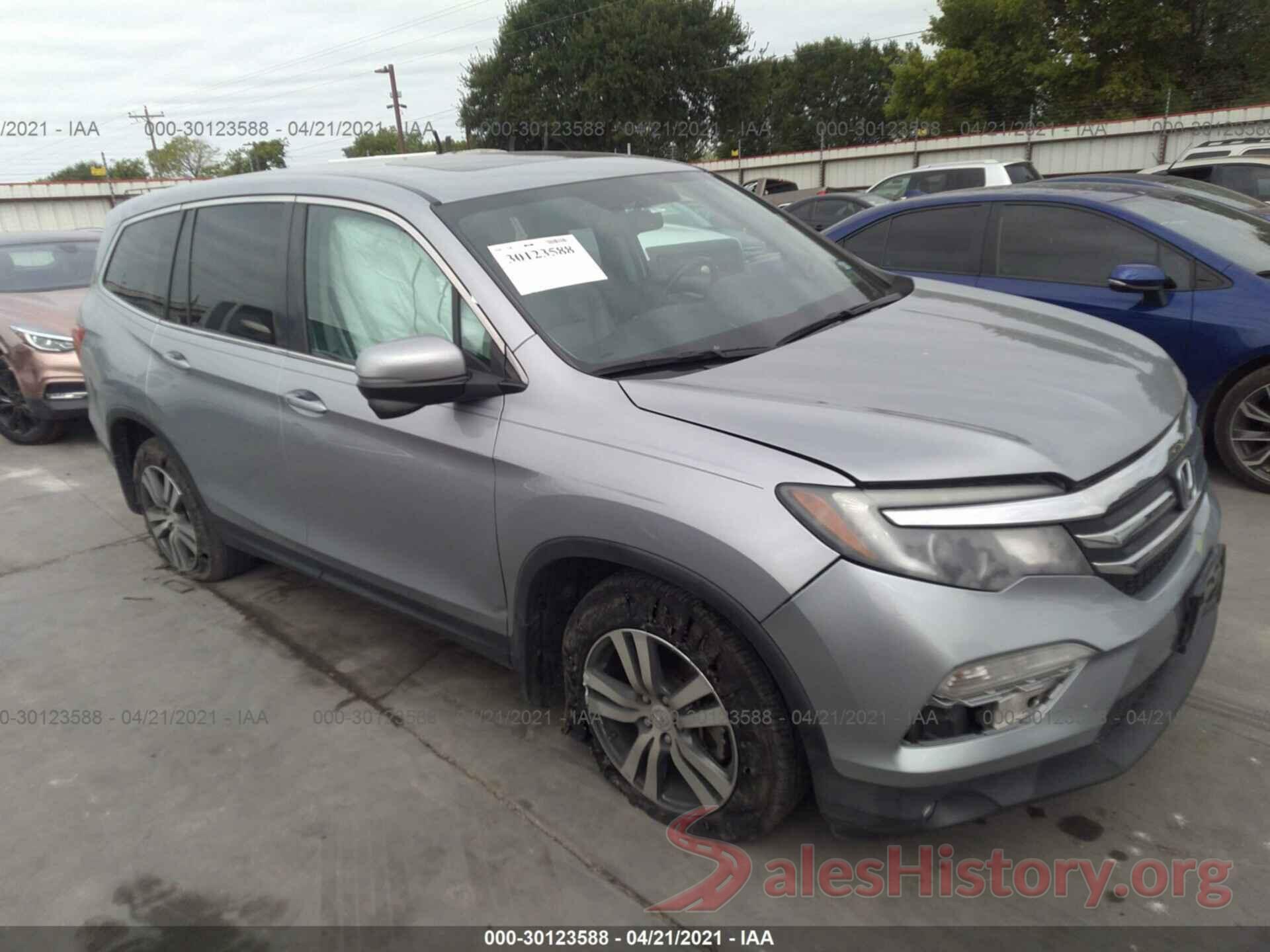 5FNYF5H58HB011758 2017 HONDA PILOT