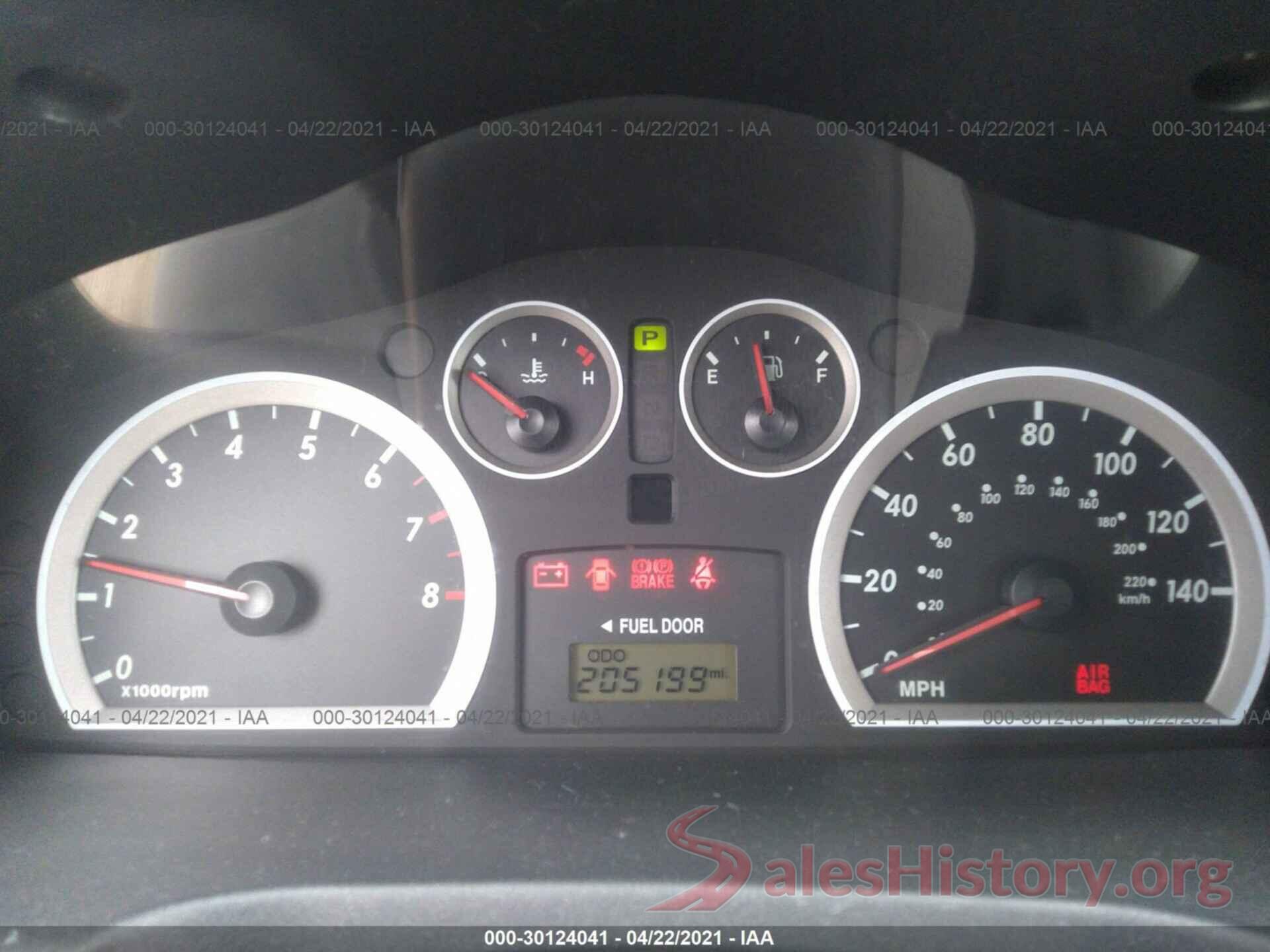 5XYPKDA59HG246576 2006 HYUNDAI SANTA FE