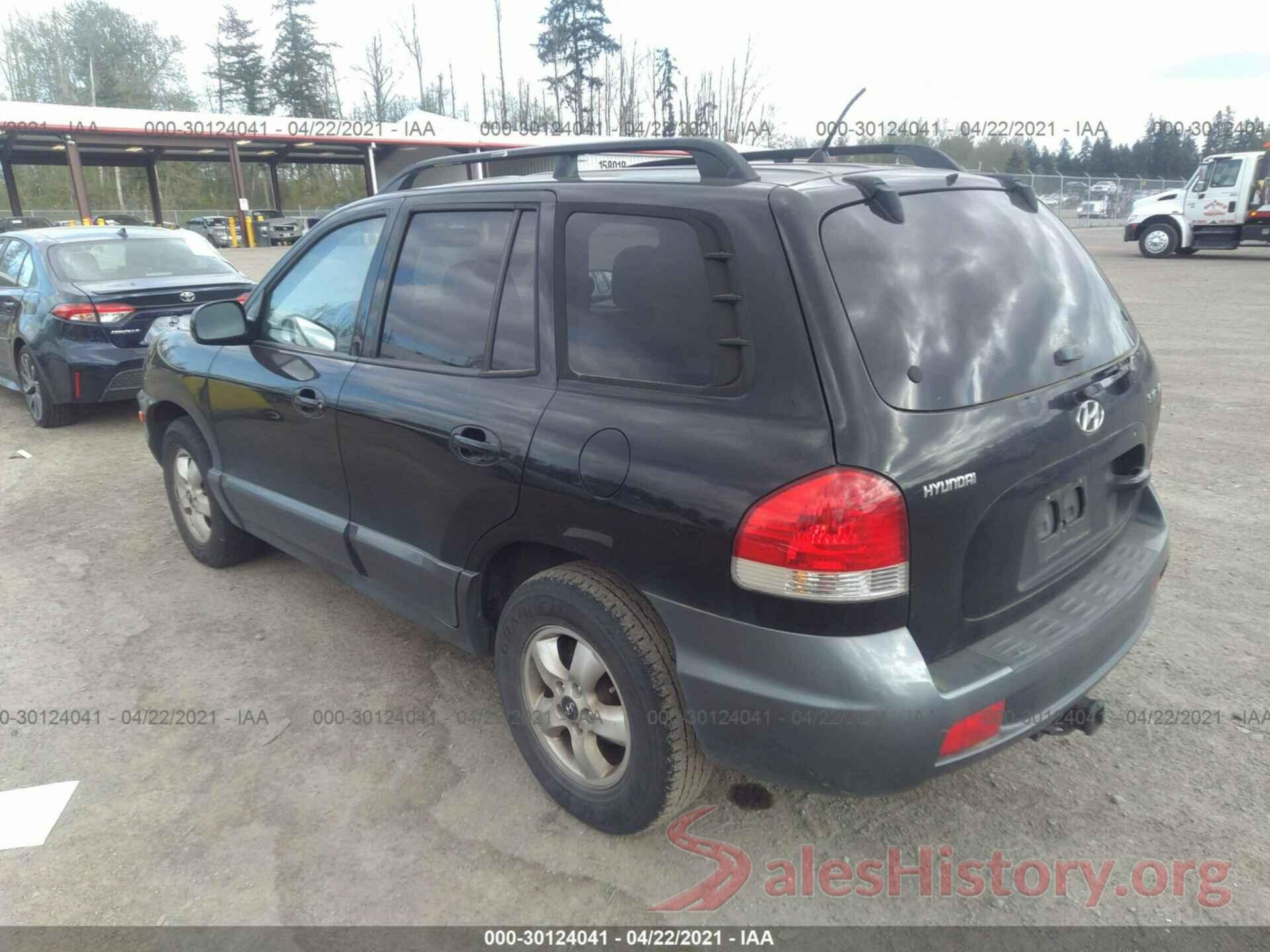 5XYPKDA59HG246576 2006 HYUNDAI SANTA FE