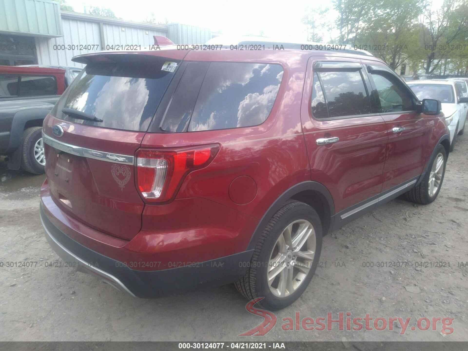 1FM5K7F89HGB59913 2017 FORD EXPLORER