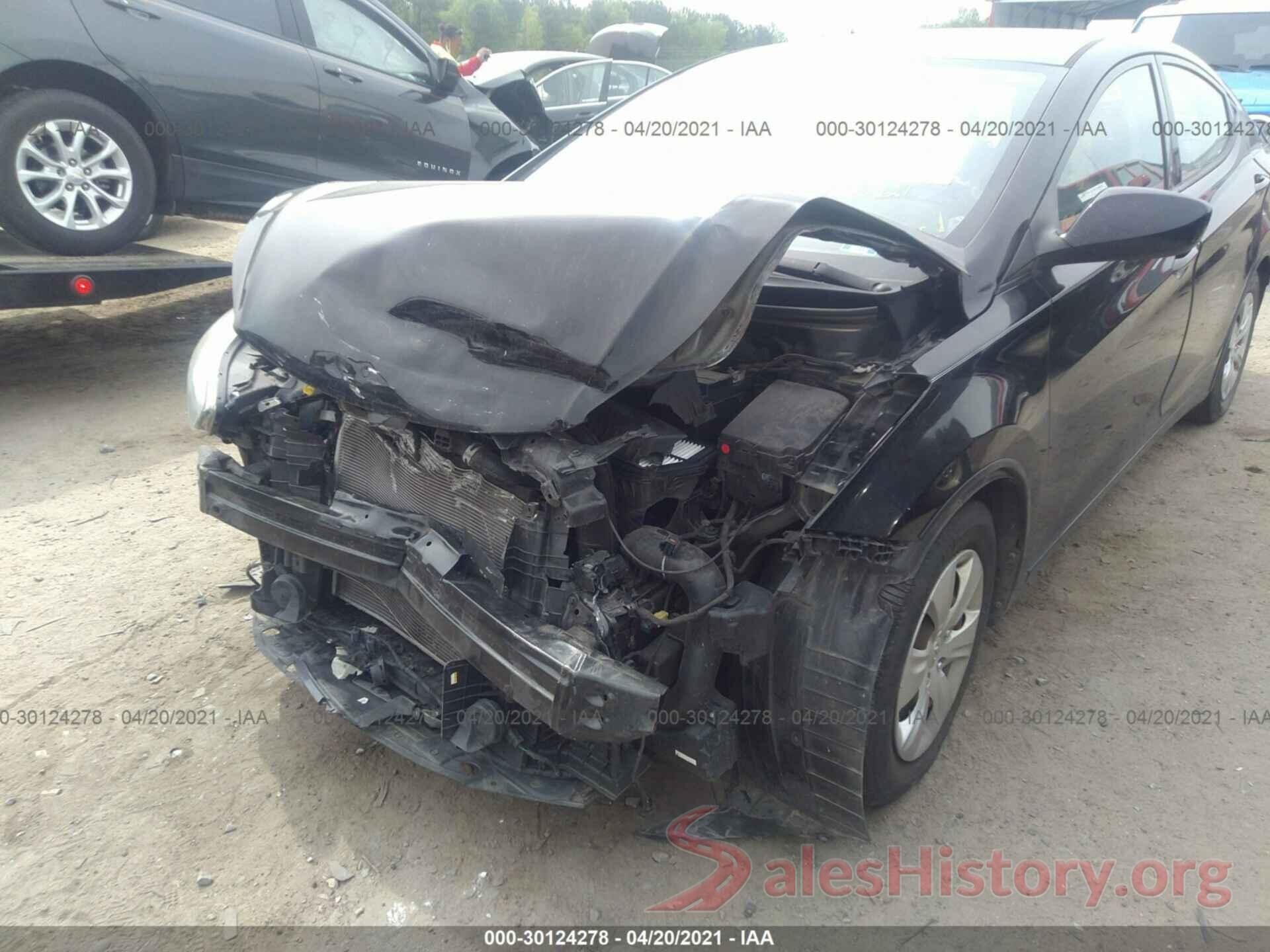 KMHDH4AE4GU576054 2016 HYUNDAI ELANTRA