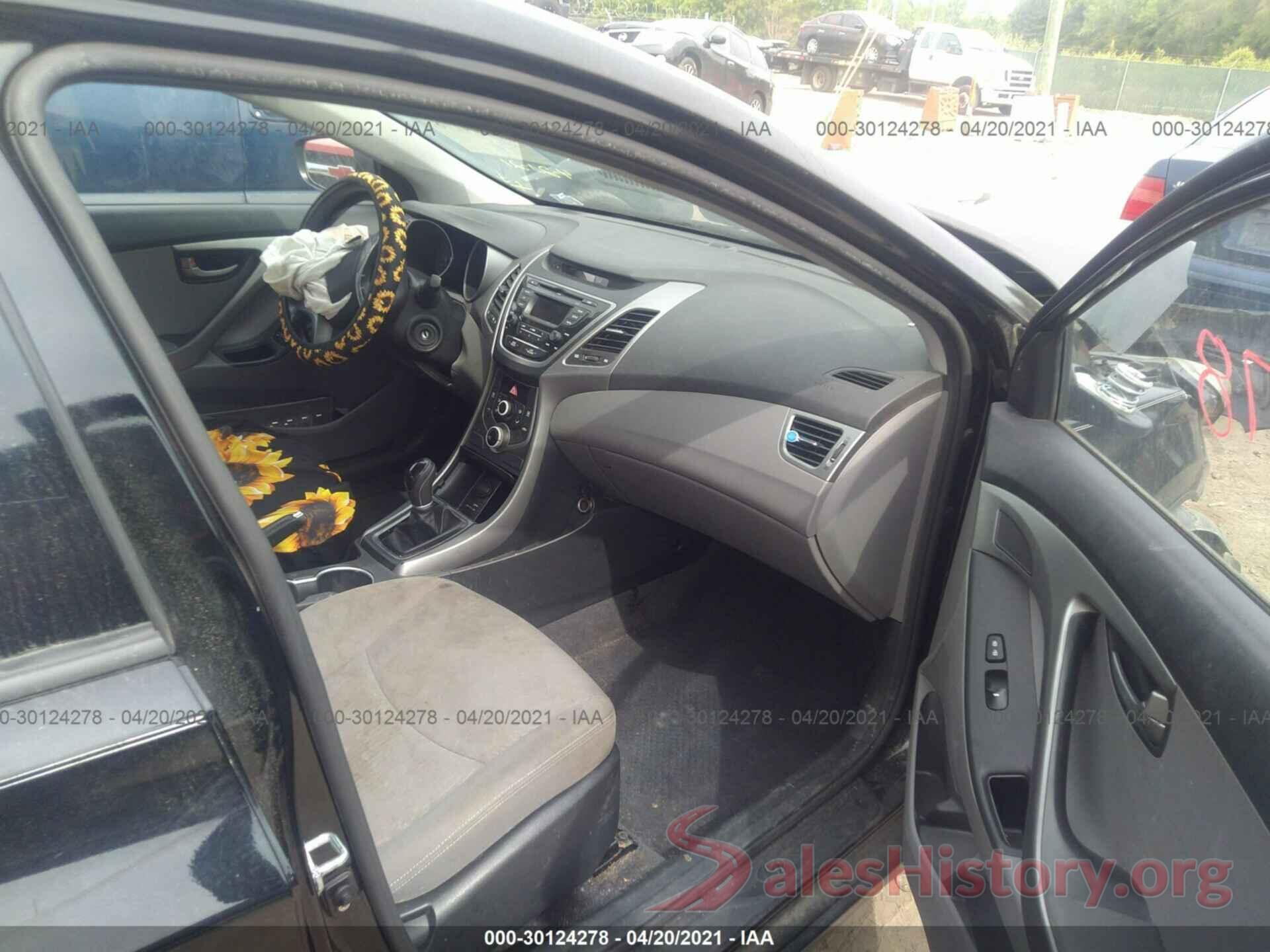 KMHDH4AE4GU576054 2016 HYUNDAI ELANTRA