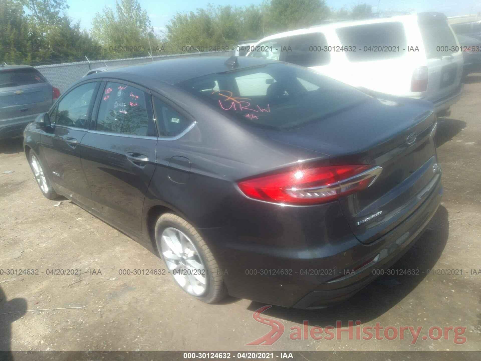 3FA6P0LU9KR242542 2019 FORD FUSION HYBRID