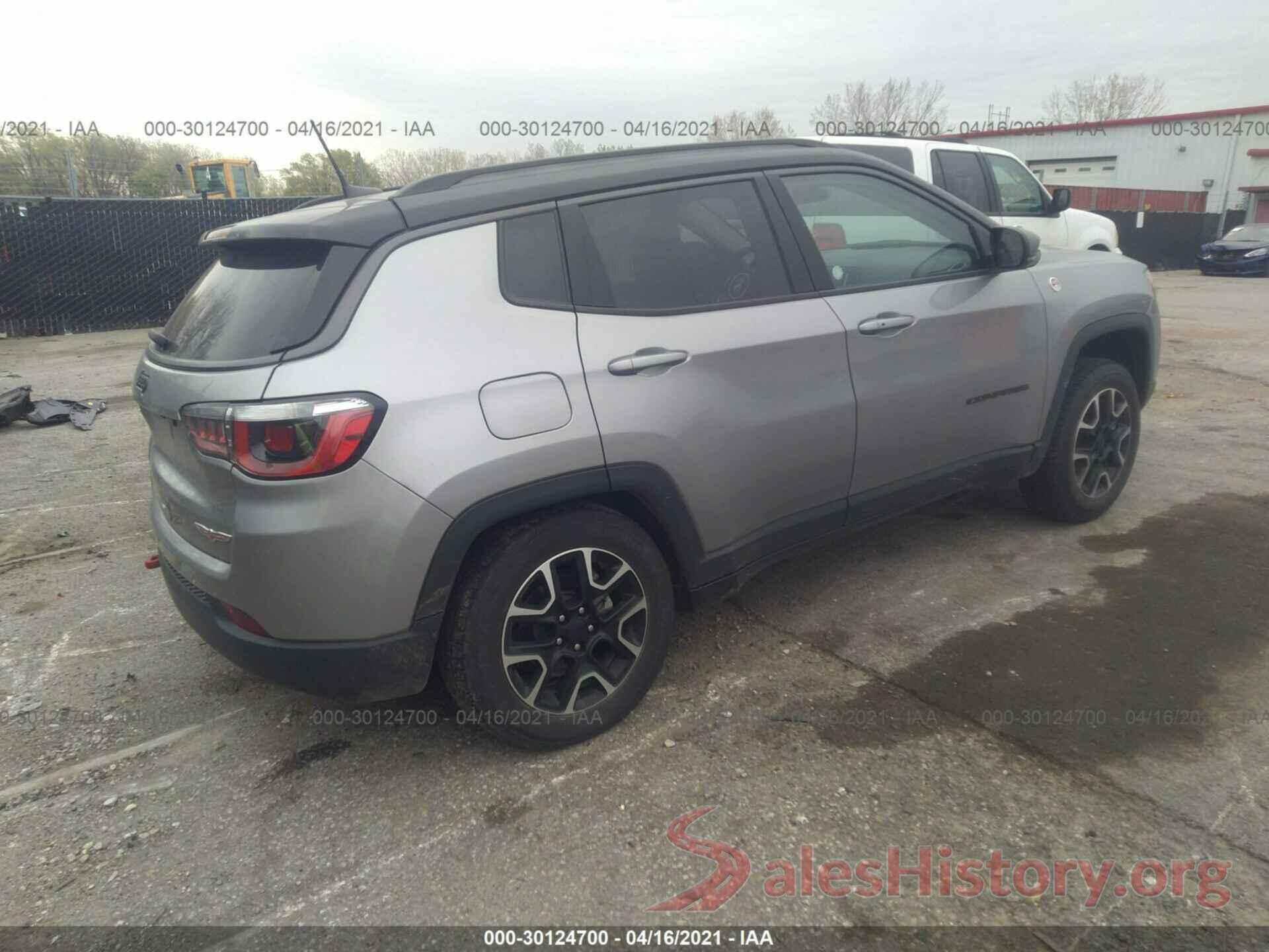 3C4NJDDB0LT189536 2020 JEEP COMPASS