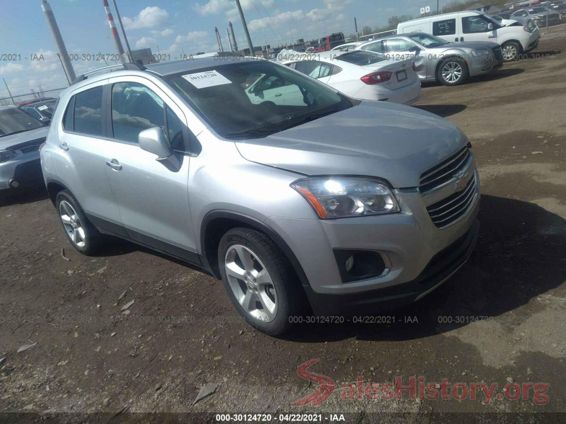 KL7CJRSB7GB538929 2016 CHEVROLET TRAX