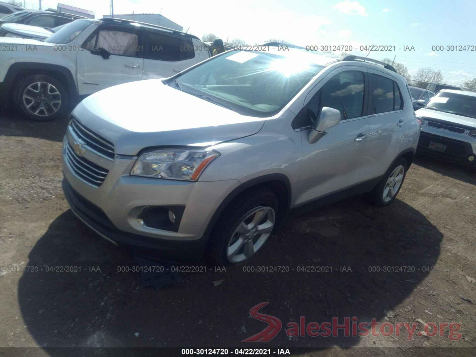 KL7CJRSB7GB538929 2016 CHEVROLET TRAX