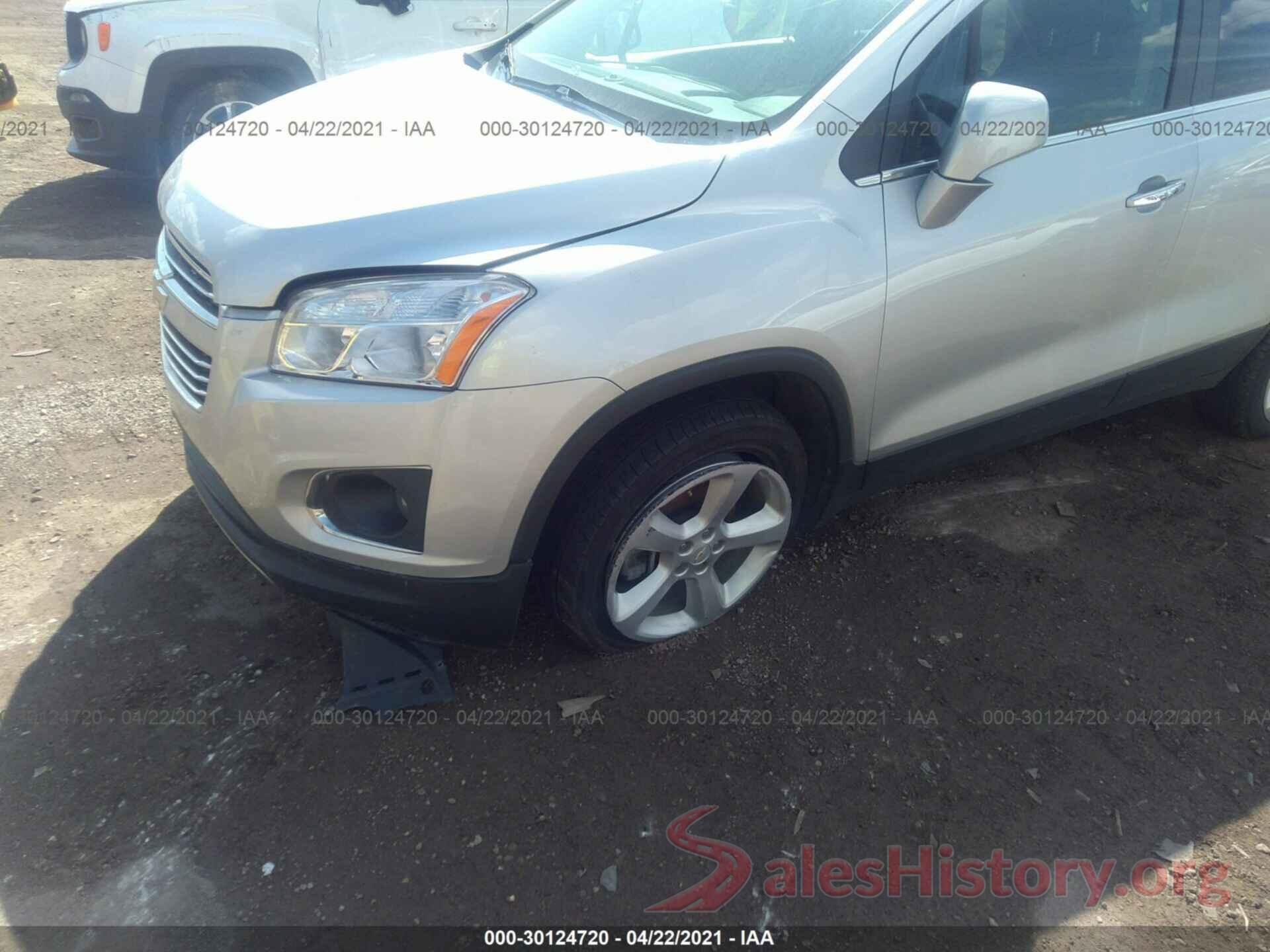 KL7CJRSB7GB538929 2016 CHEVROLET TRAX