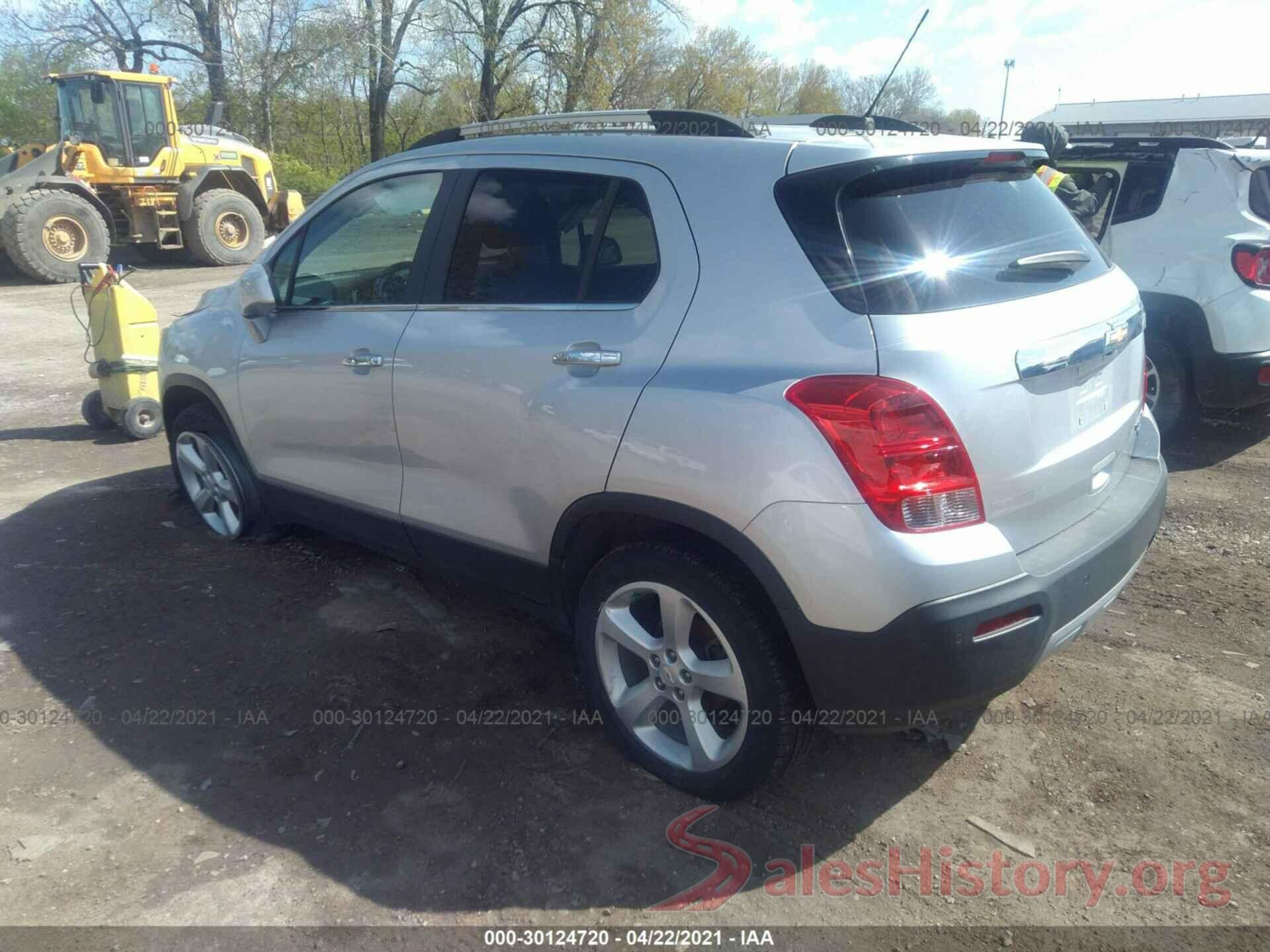 KL7CJRSB7GB538929 2016 CHEVROLET TRAX