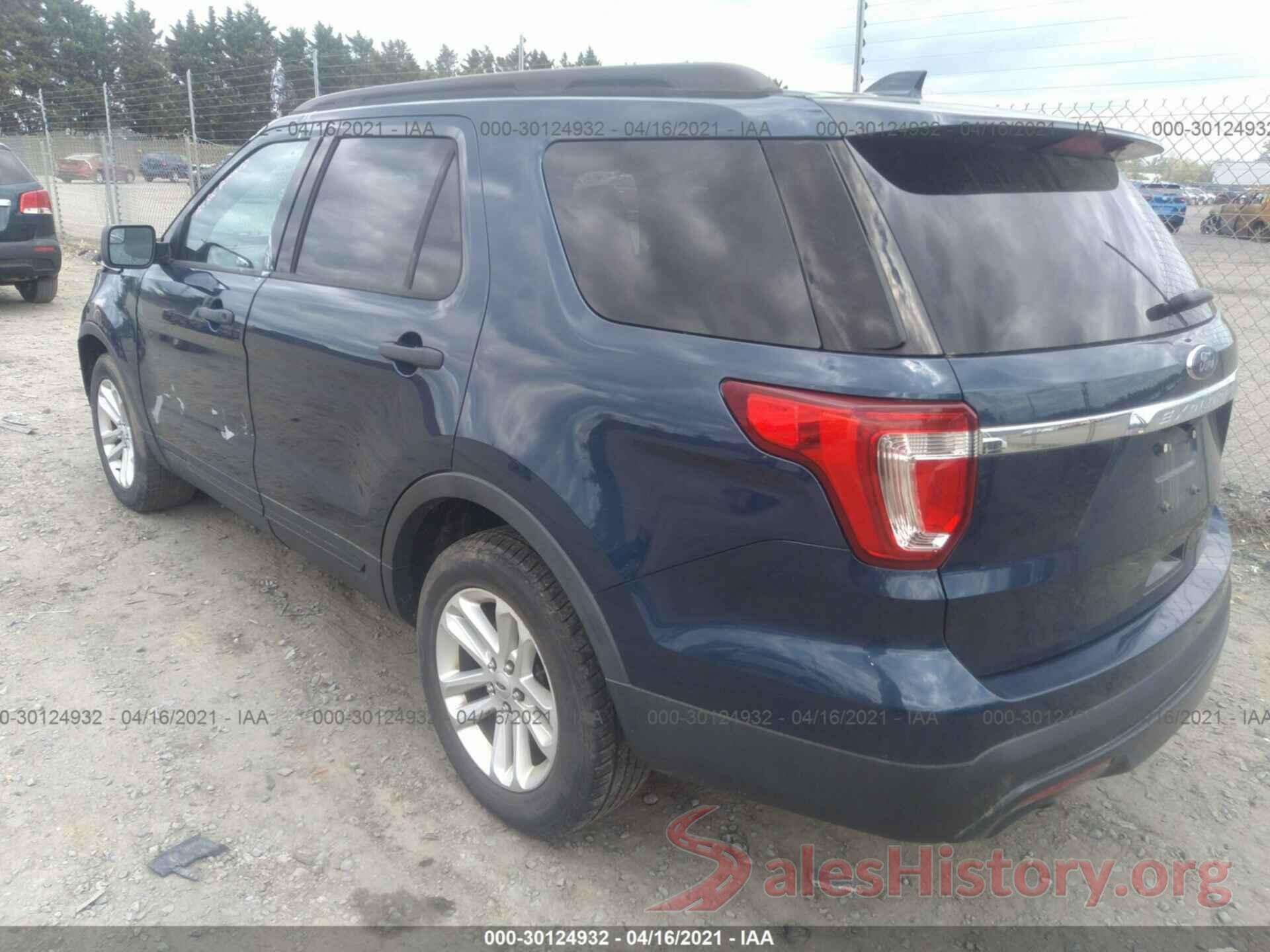 1FM5K7B88GGB92602 2016 FORD EXPLORER