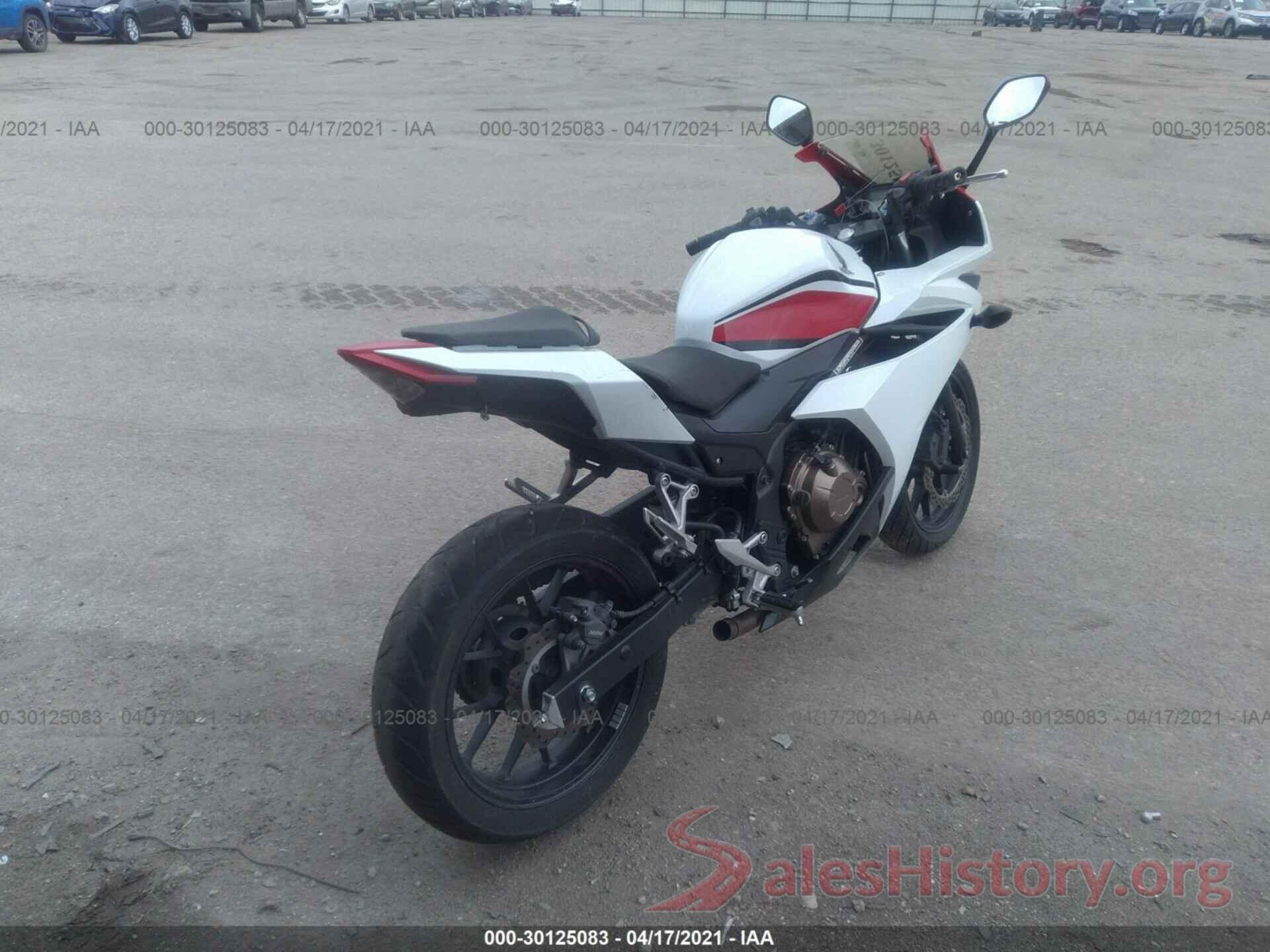 MLHPC4419J5500109 2018 HONDA CBR500