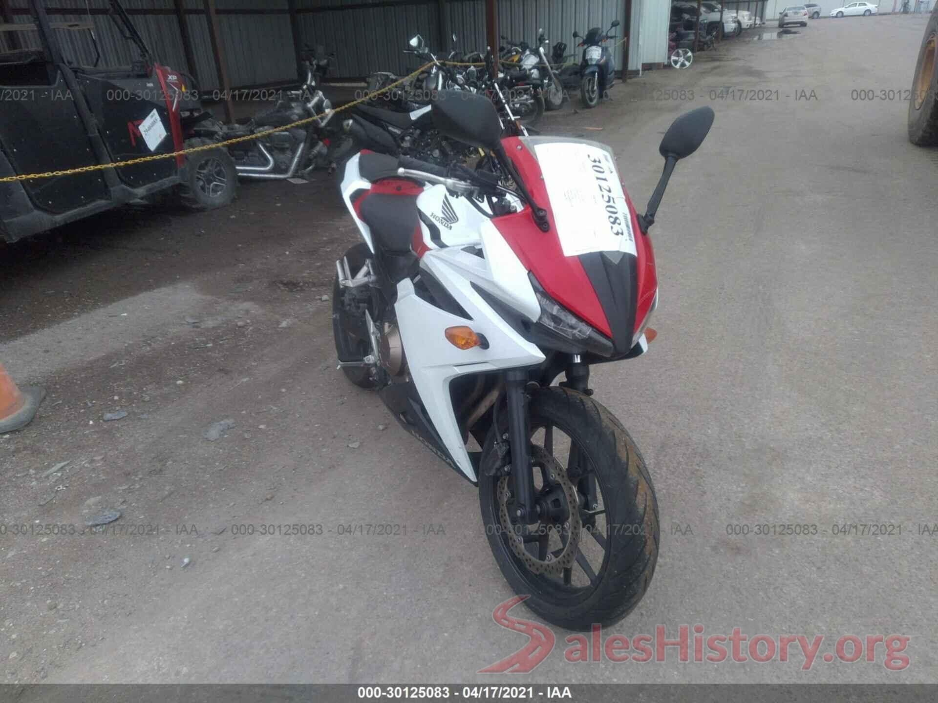 MLHPC4419J5500109 2018 HONDA CBR500