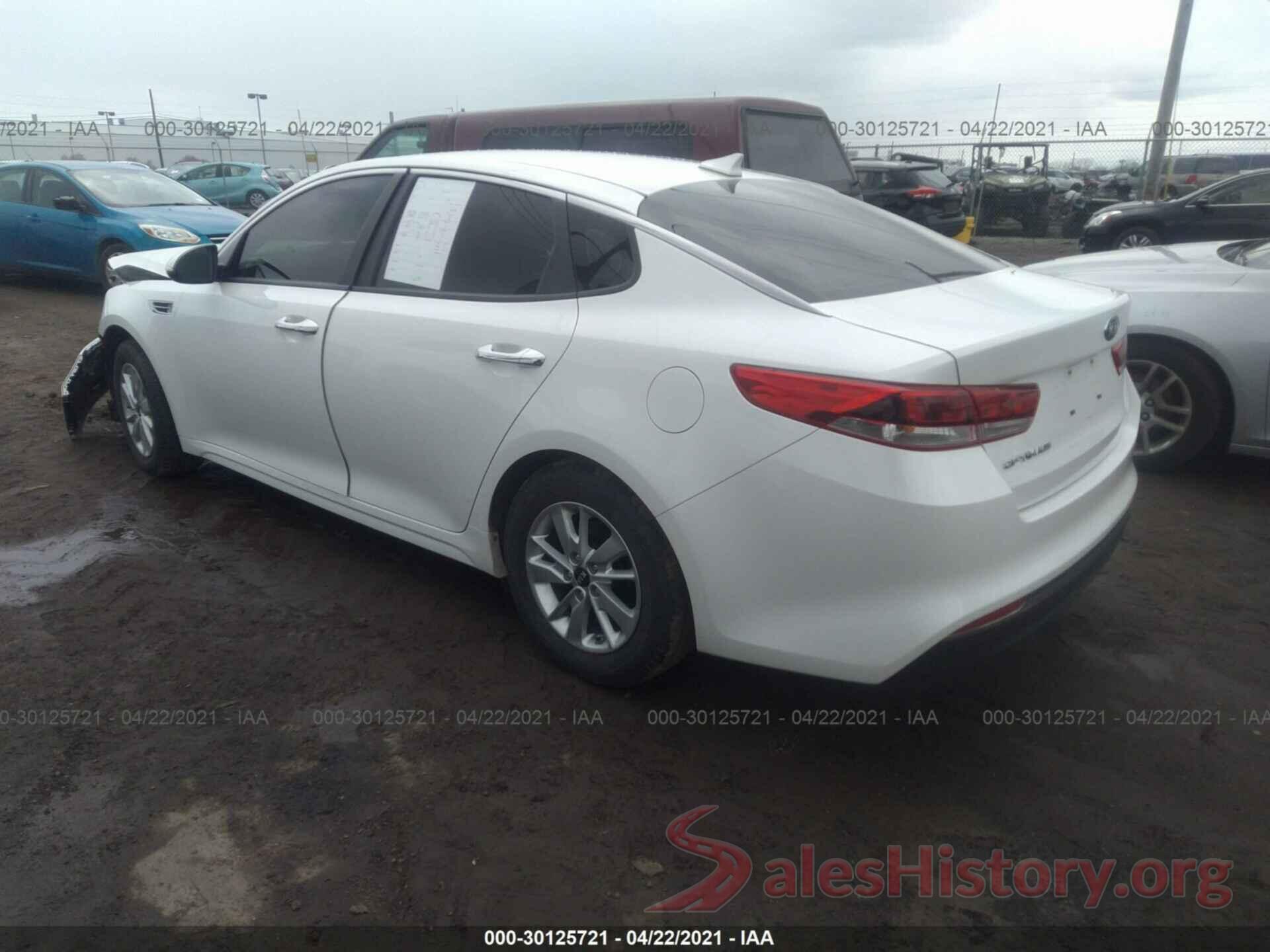 KNAGT4L38G5103518 2016 KIA OPTIMA