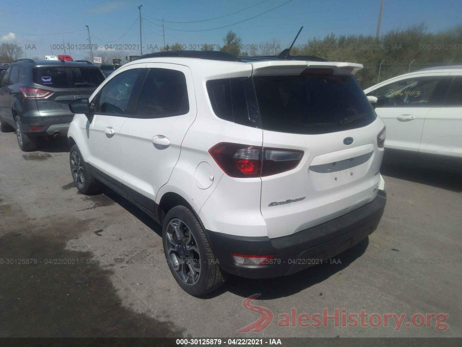 MAJ6S3JL9KC238774 2019 FORD ECOSPORT