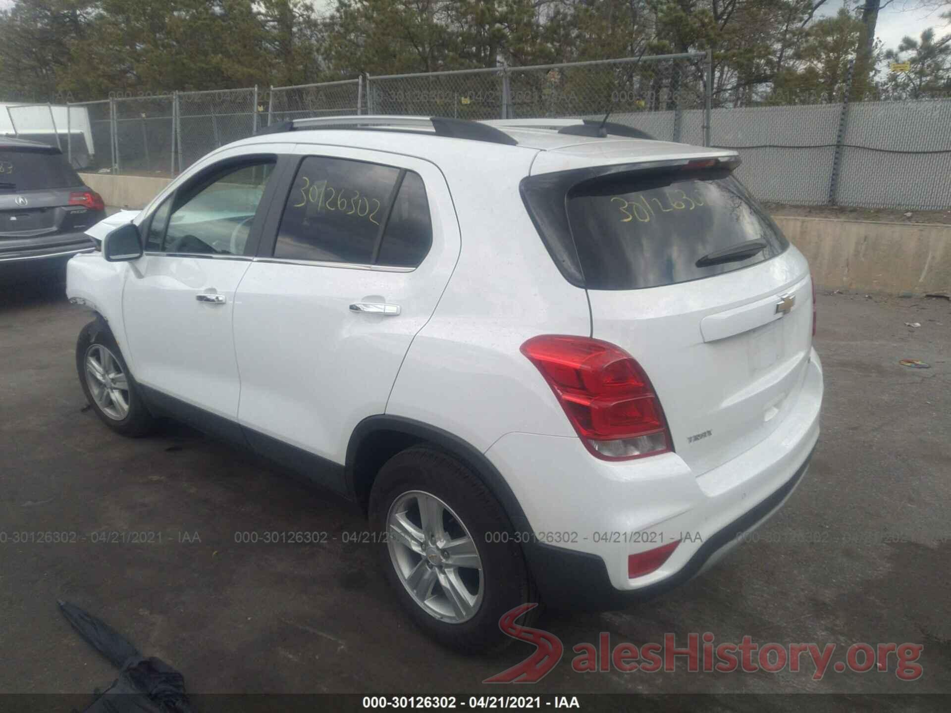 KL7CJLSB4LB085425 2020 CHEVROLET TRAX