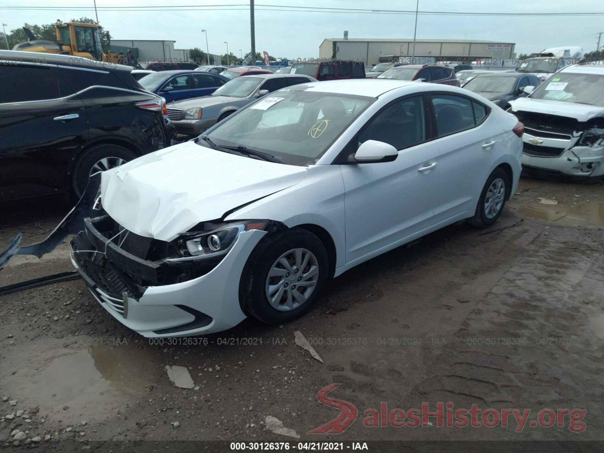 5NPD74LF2HH184859 2017 HYUNDAI ELANTRA