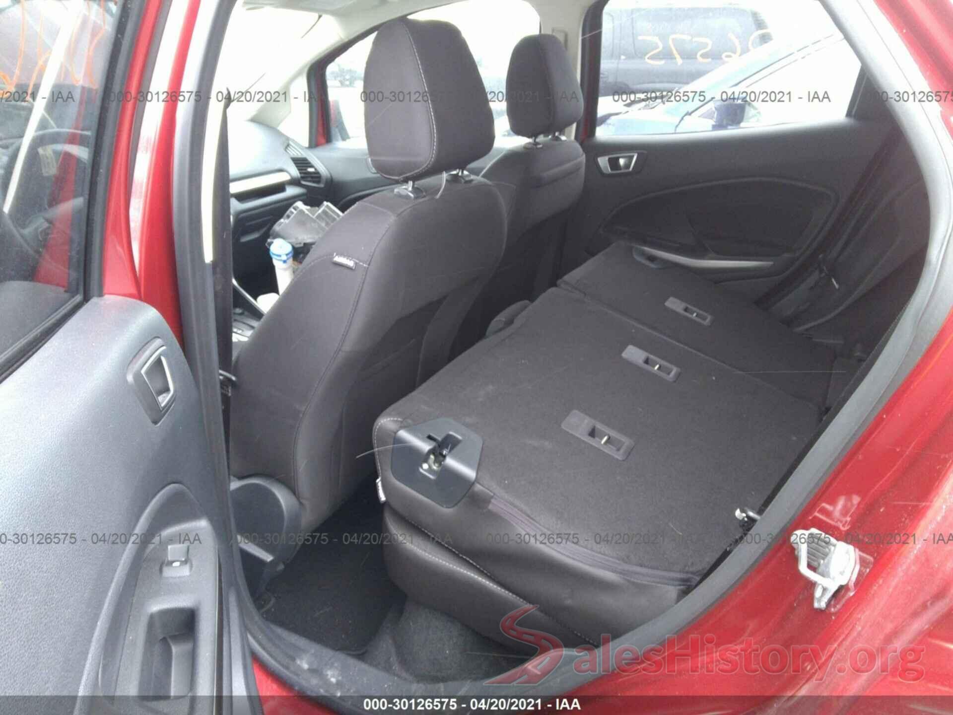 MAJ3S2GE6KC308754 2019 FORD ECOSPORT