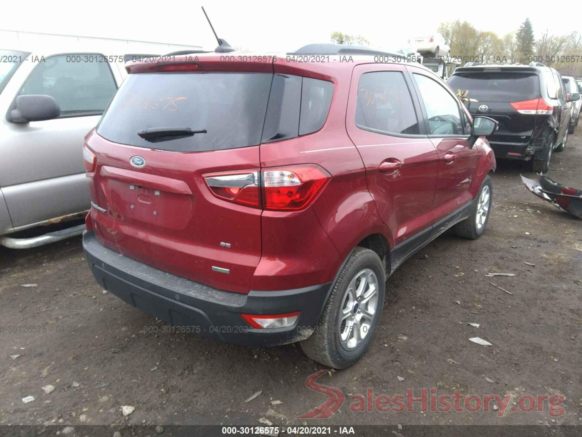 MAJ3S2GE6KC308754 2019 FORD ECOSPORT