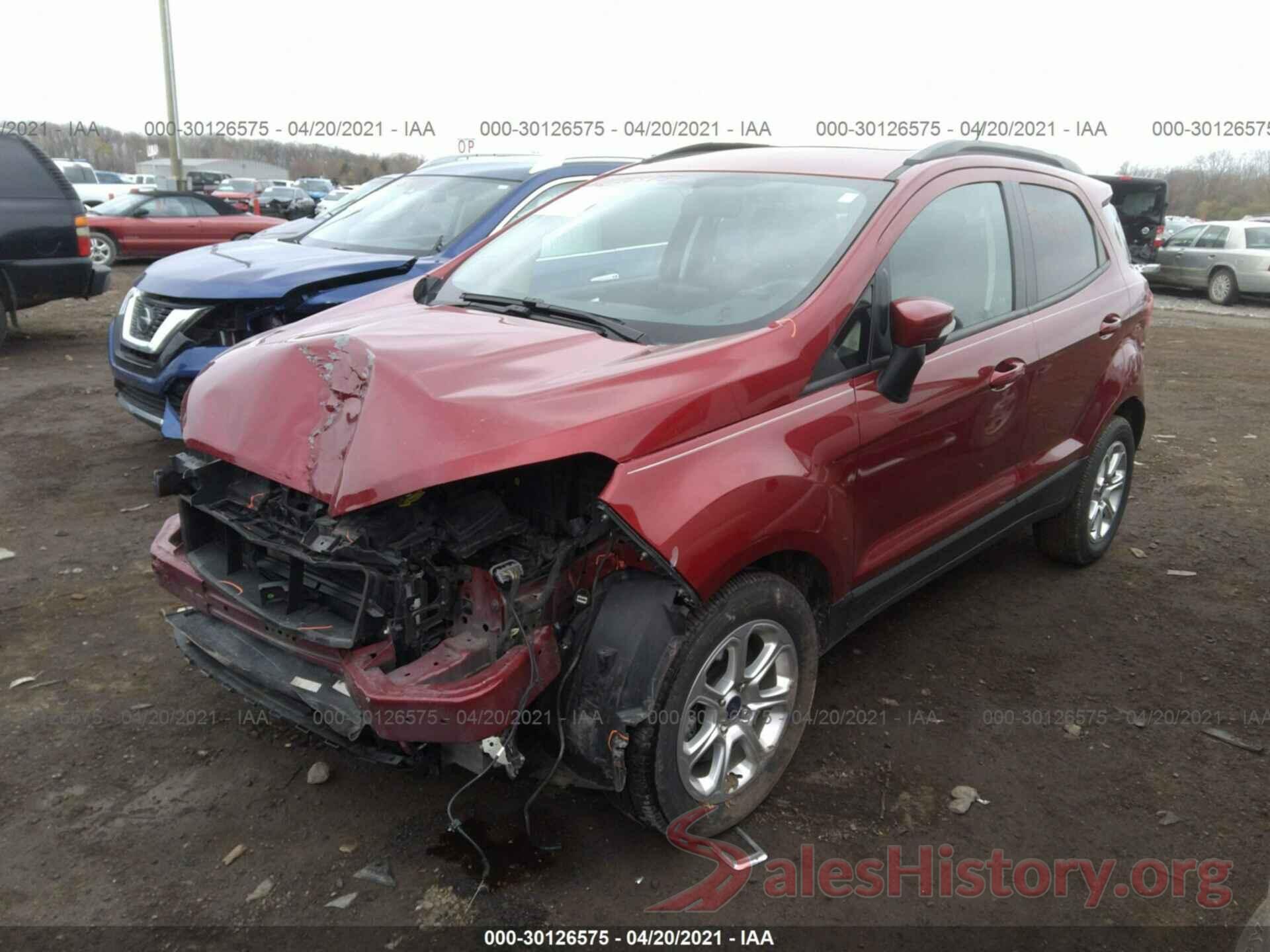 MAJ3S2GE6KC308754 2019 FORD ECOSPORT