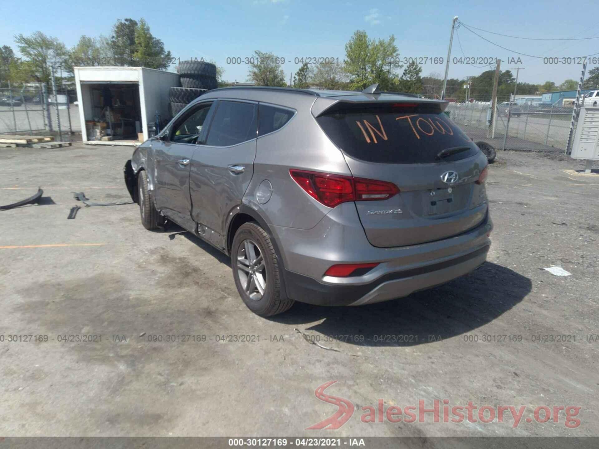 5NMZU3LB1HH007464 2017 HYUNDAI SANTA FE SPORT