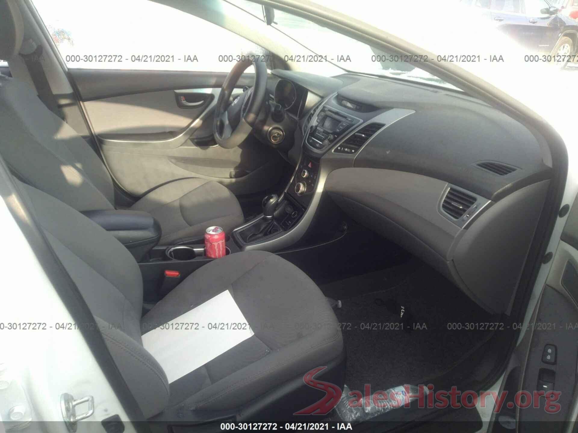 5NPDH4AE1GH755506 2016 HYUNDAI ELANTRA